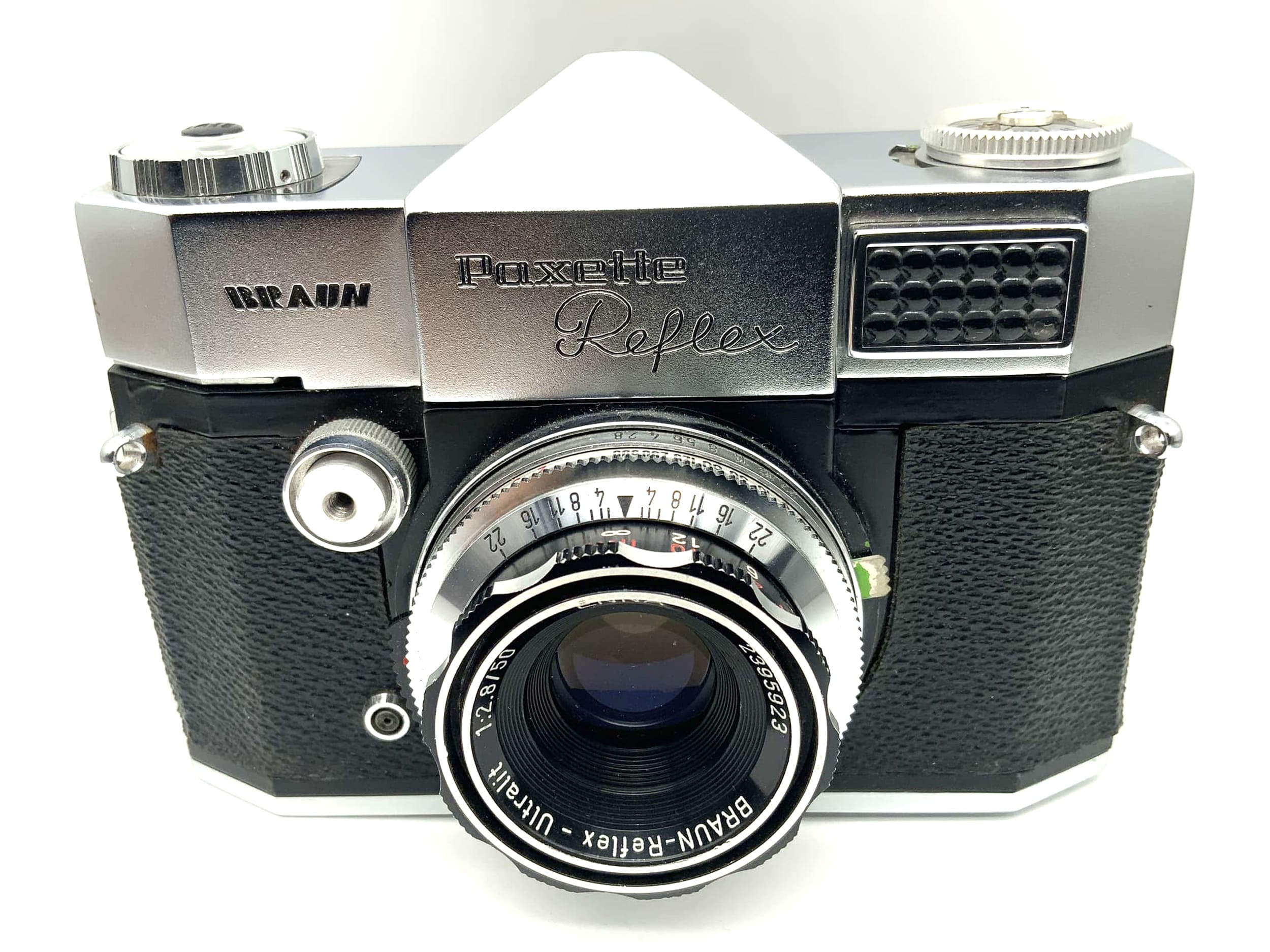 Braun Paxette Reflex IB mit Enna Reflex-Ultralit 1:2.8/50 Synchro Compur