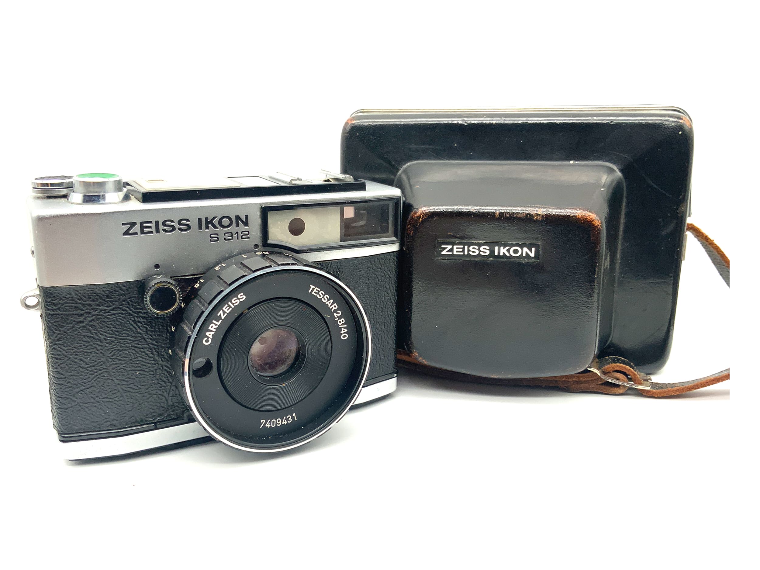 Zeiss Ikon S312 Sucherkamera mit Tessar 2.8/40 mit Tasche Analogkamera