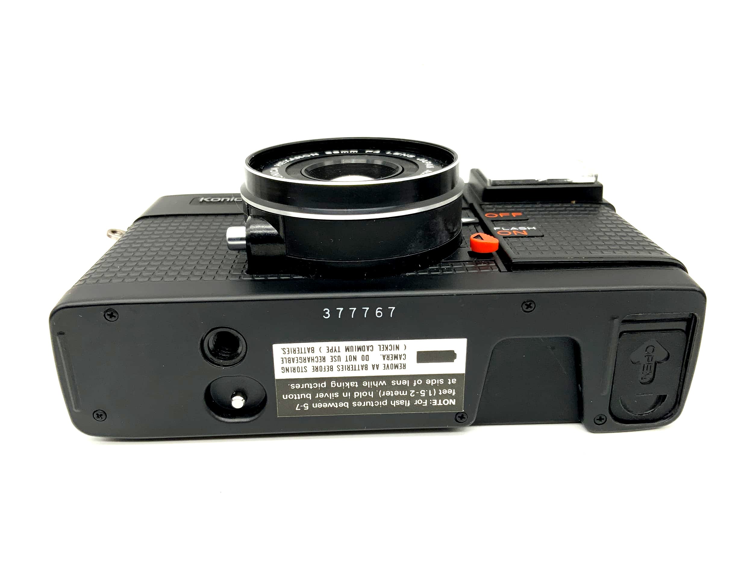 Konica C35 EFP Point&Shoot mit Hexanon F4/38mm Kompaktkamera Analogkamera 35mm