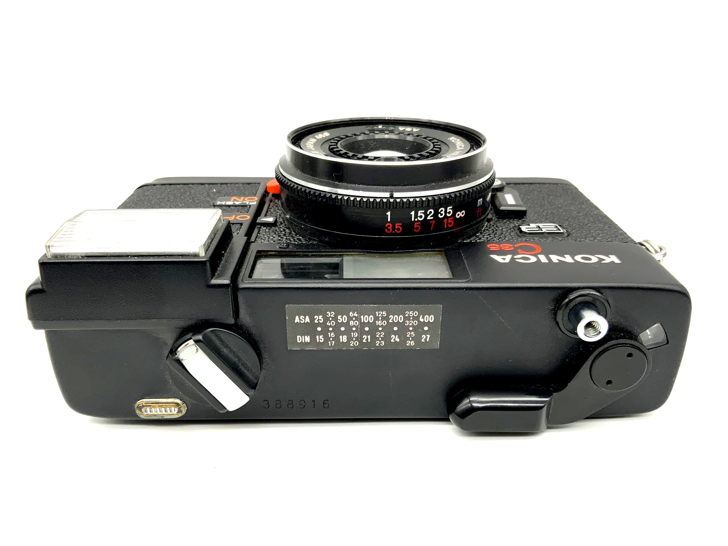 Konica C35 Point&Shoot mit Hexanon F2.8/38mm Kompaktkamera Analogkamera 35mm