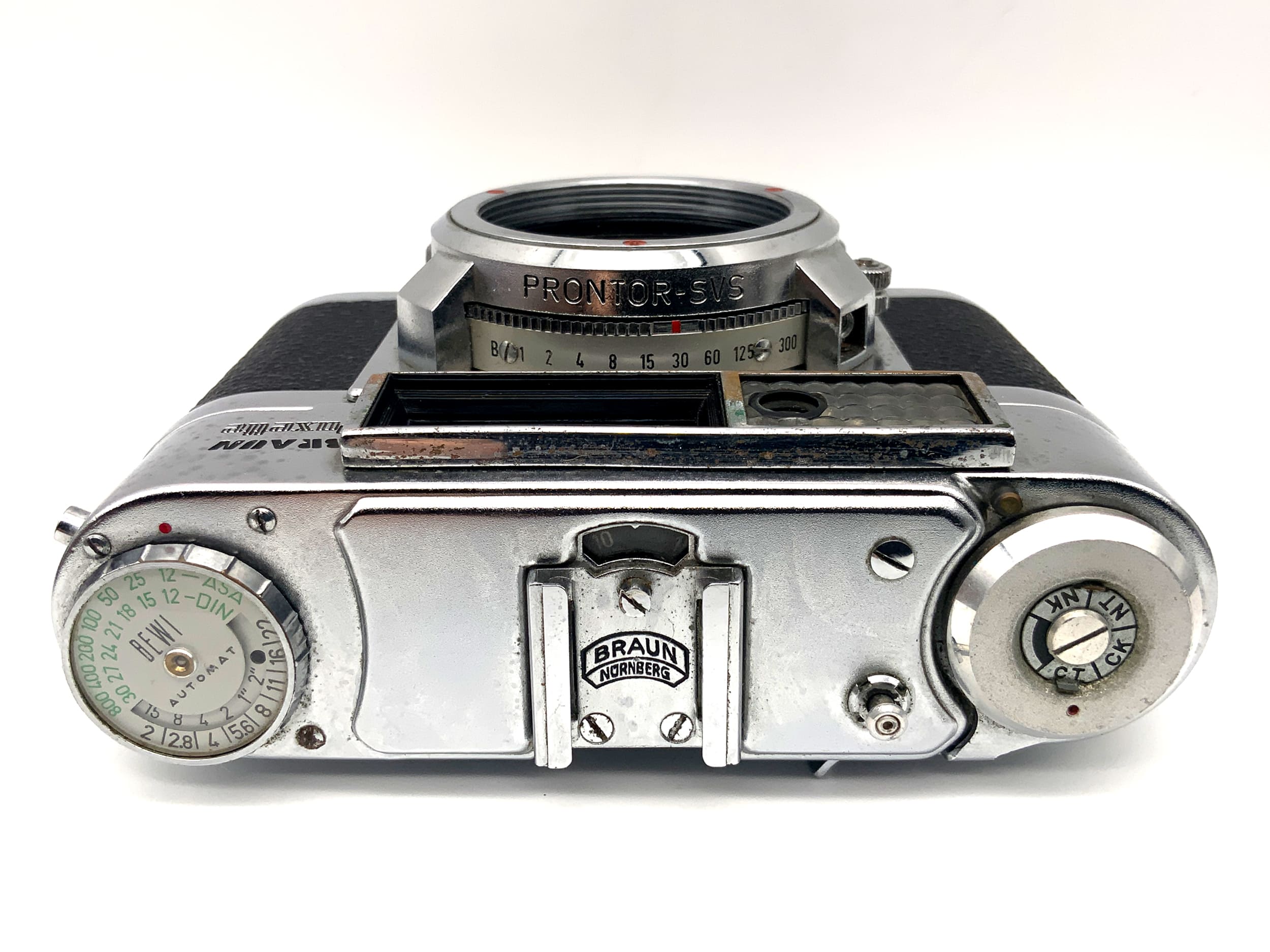 Braun Paxette Super II B L Messsucherkamera mit Prontor-SVS Analogkamera