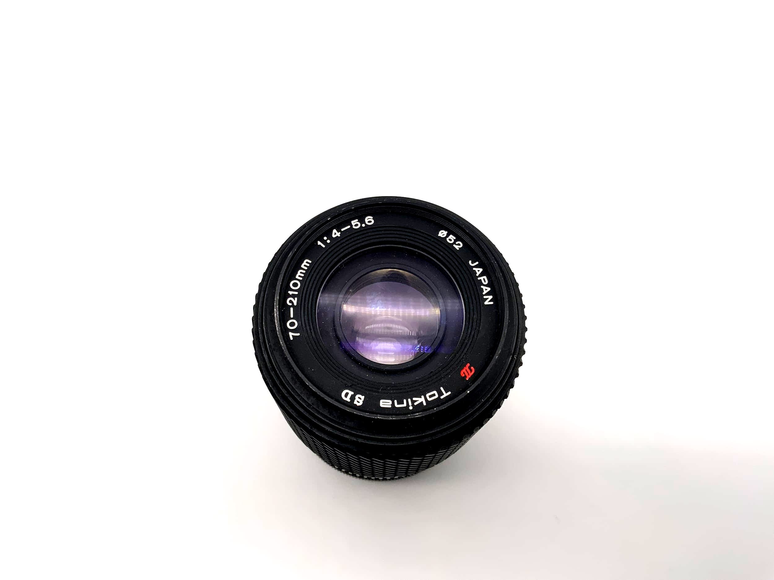 Tokina 70-210mm 1:4-5.6 Objektiv Macro SD Kamera Camera Lens (Canon FD)
