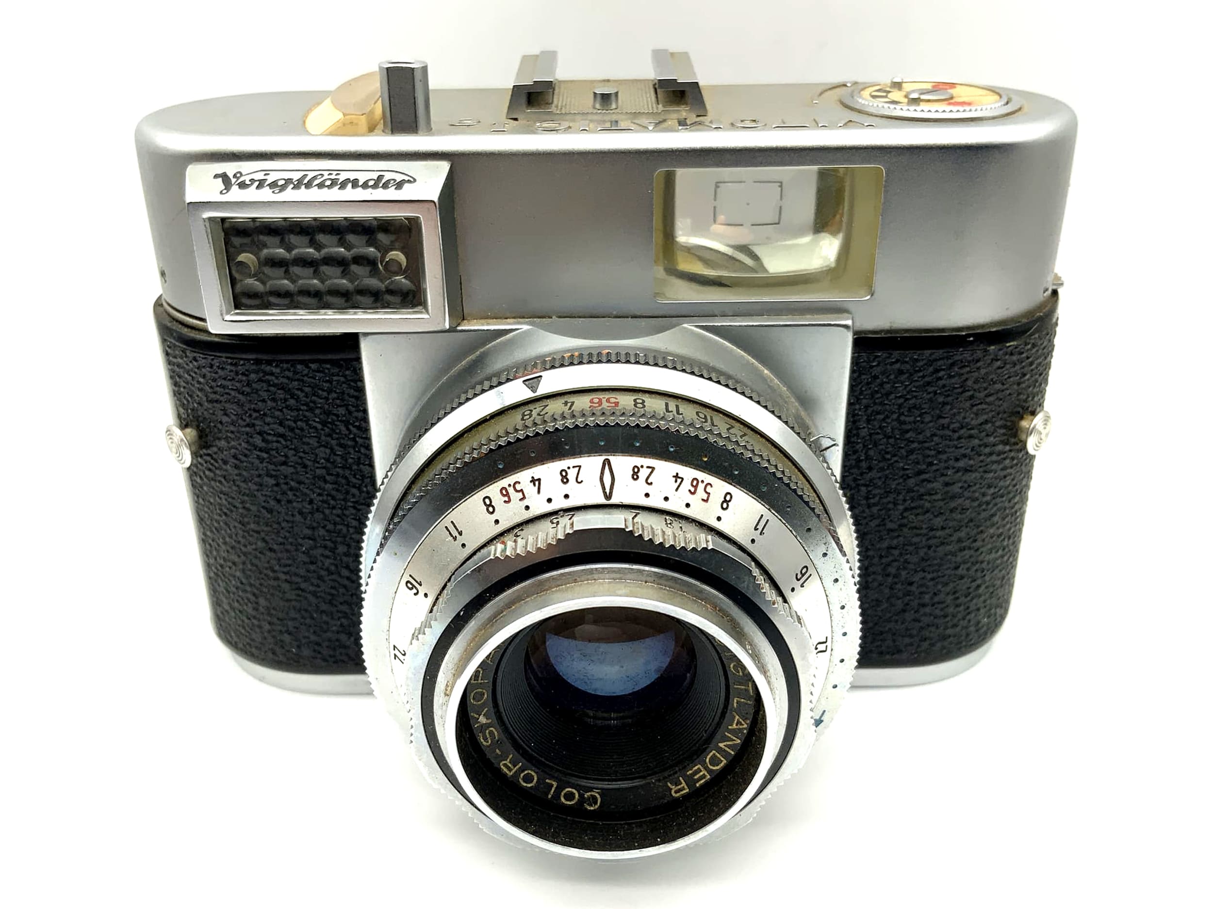 Voigtländer Vitomatic 1a Sucherkamera mit Color Skopar 2.8/50 Prontor SLK V