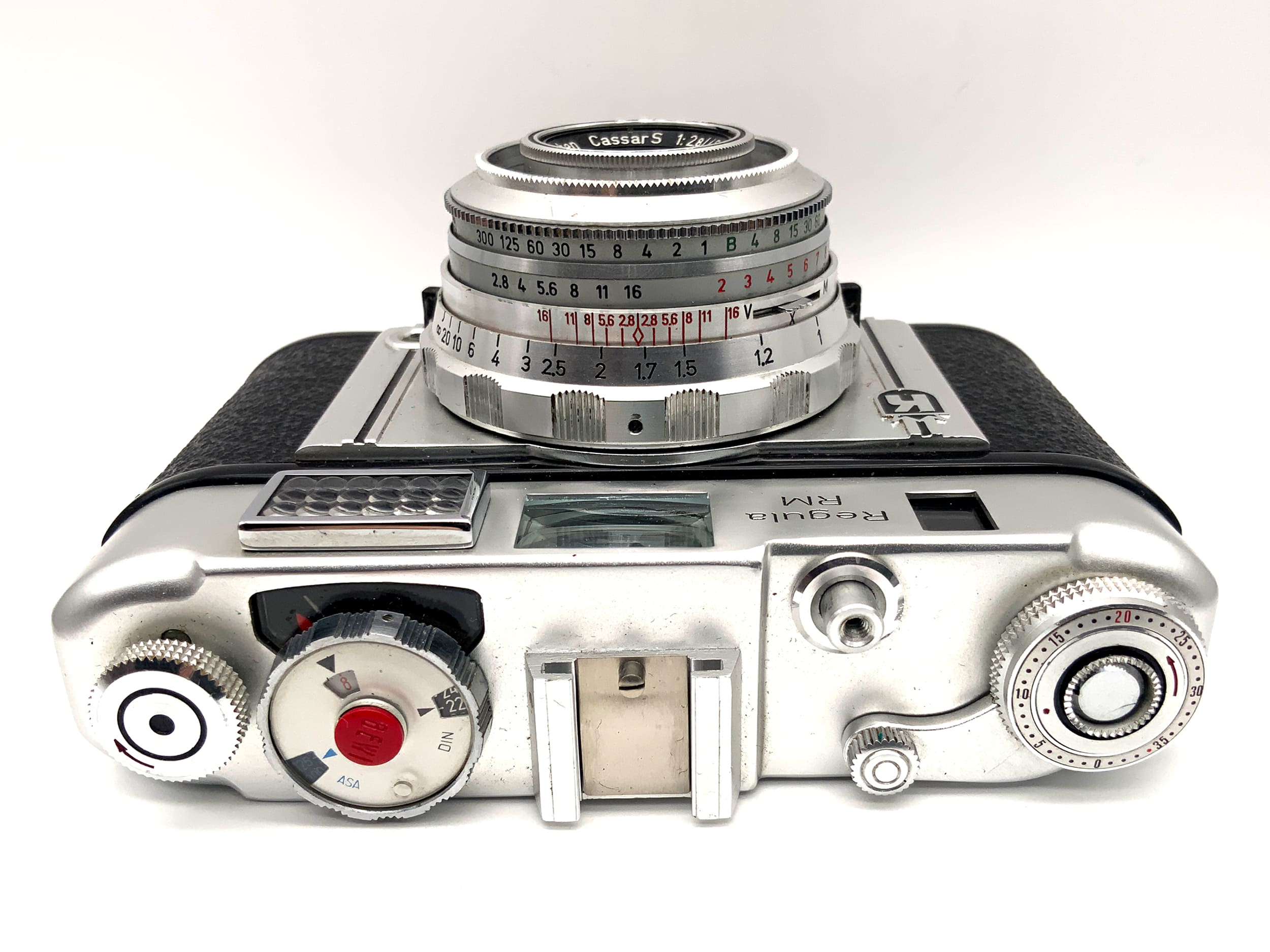 King KG Regula RM Sucherkamera mit Steinheil Cassar S 1:2.8/45mm Prontor-Matic