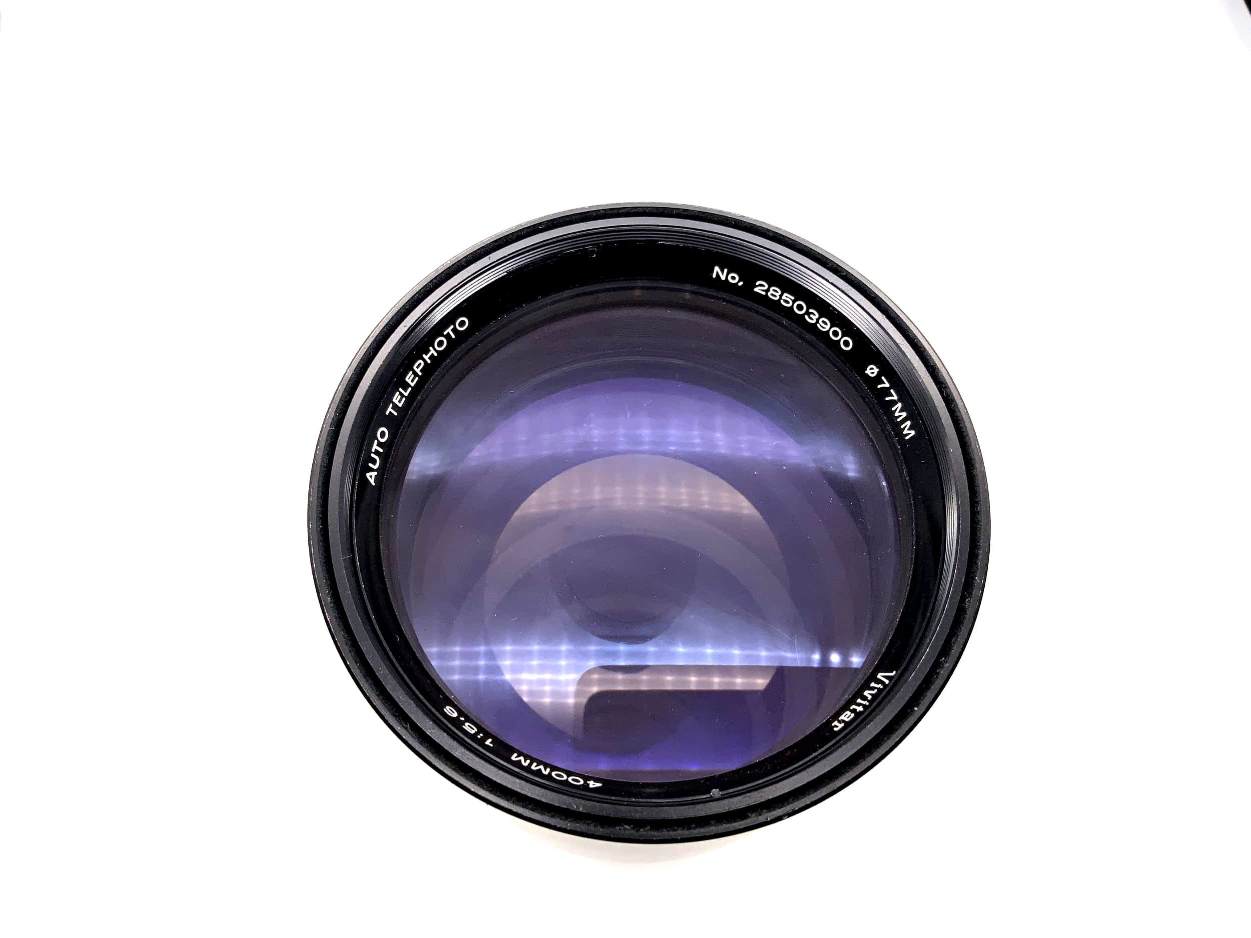 Vivitar 400mm 1:5.6 Objektiv Auto Telephoto Kamera Camera Lens (Nikon F)