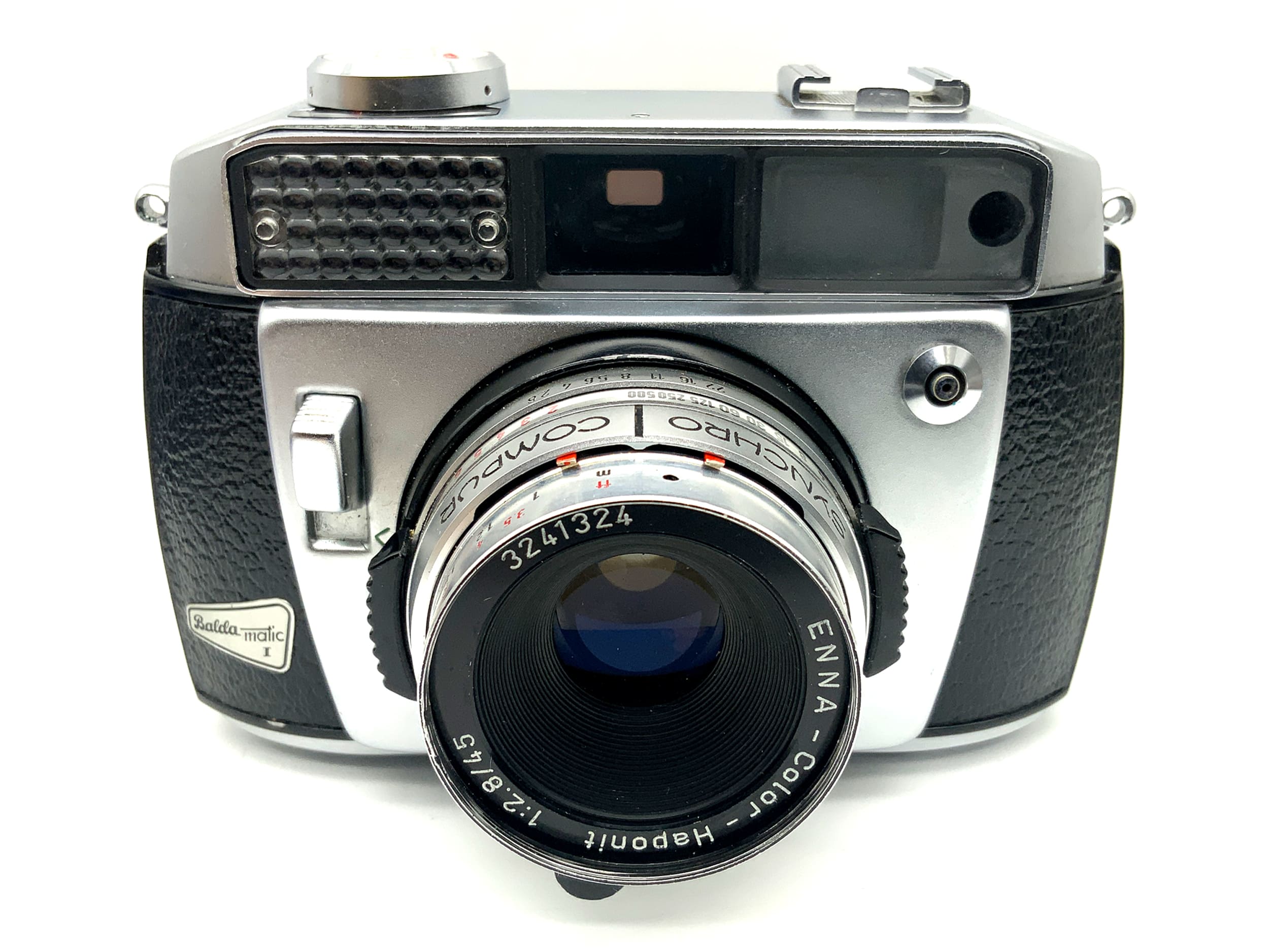 Balda matic I Sucherkamera mit Enna Color Haponit 1:2.8/45 Synchro Compur