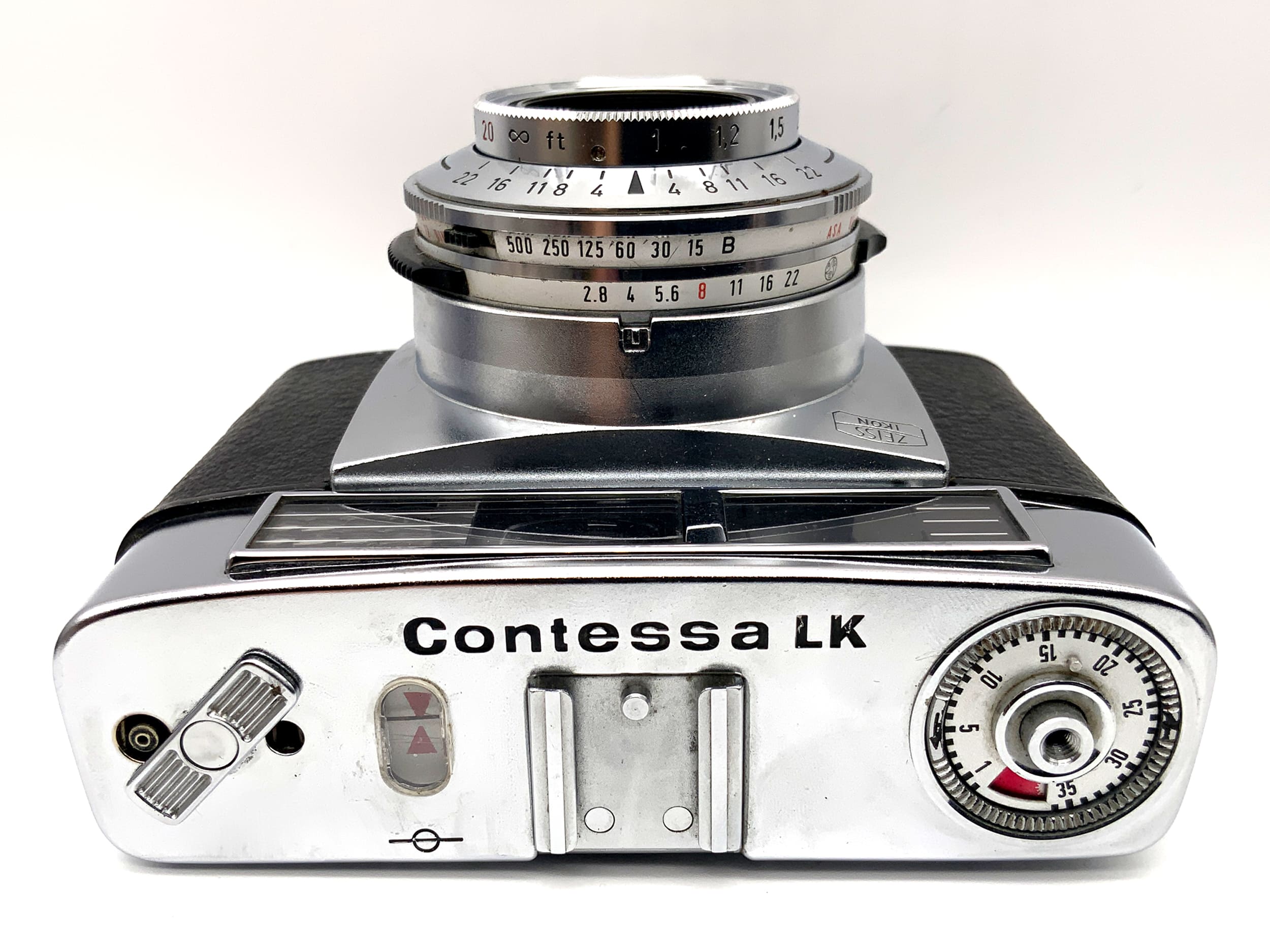 Zeiss Ikon Contessa LK Sucherkamera mit Tessar 2.8/50 Prontor 500 LK