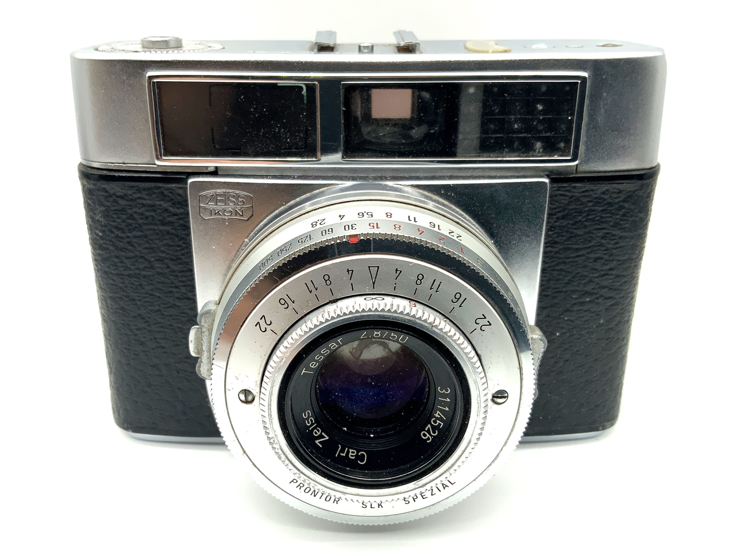 Zeiss Ikon Contessa Sucherkamera mit Tessar 2.8/50 Prontor SLK Spezial