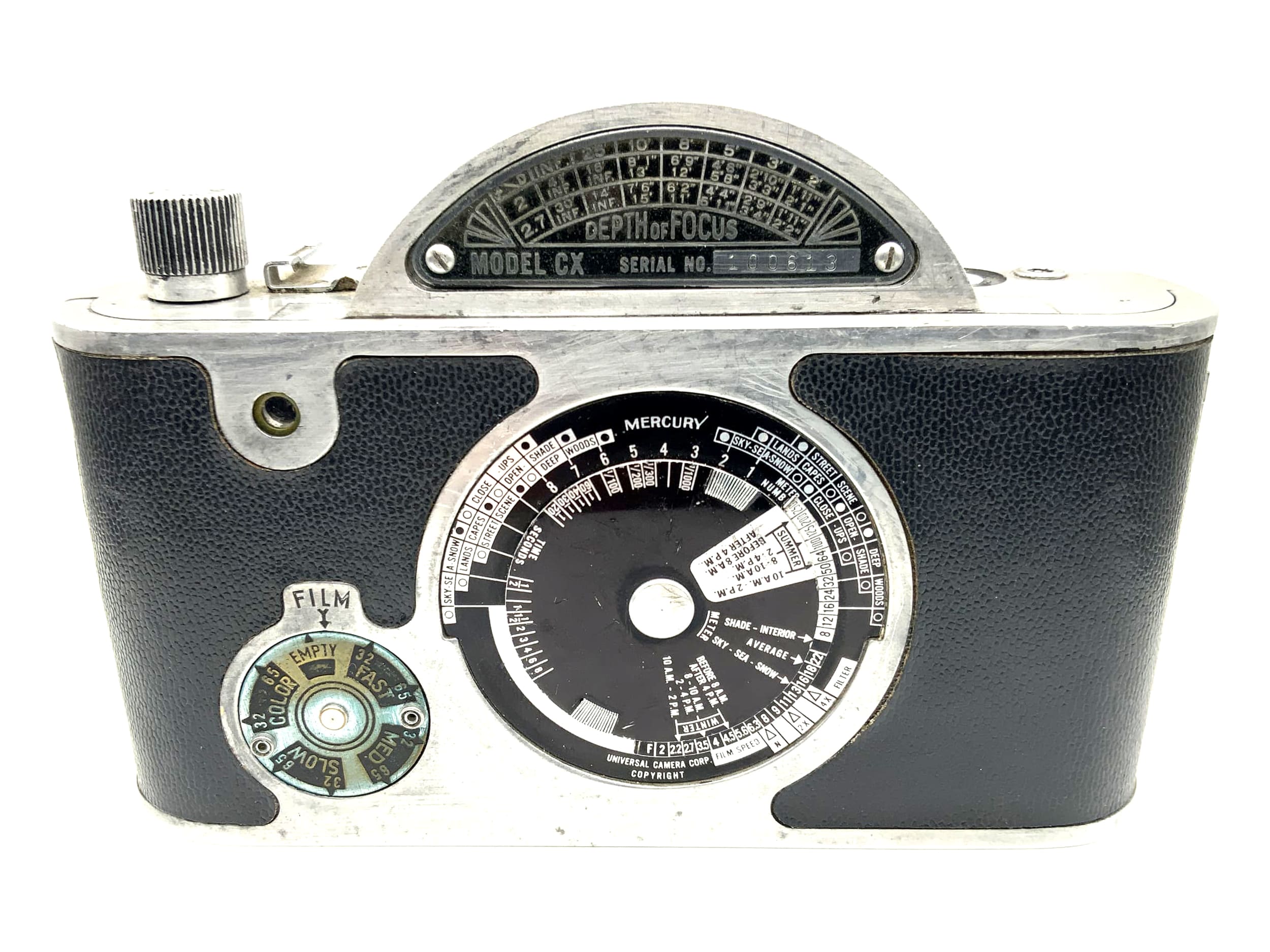 Mercury II Sucherkamera mit Universal Tricor 2.7/35 Kompaktkamera Analogkamera