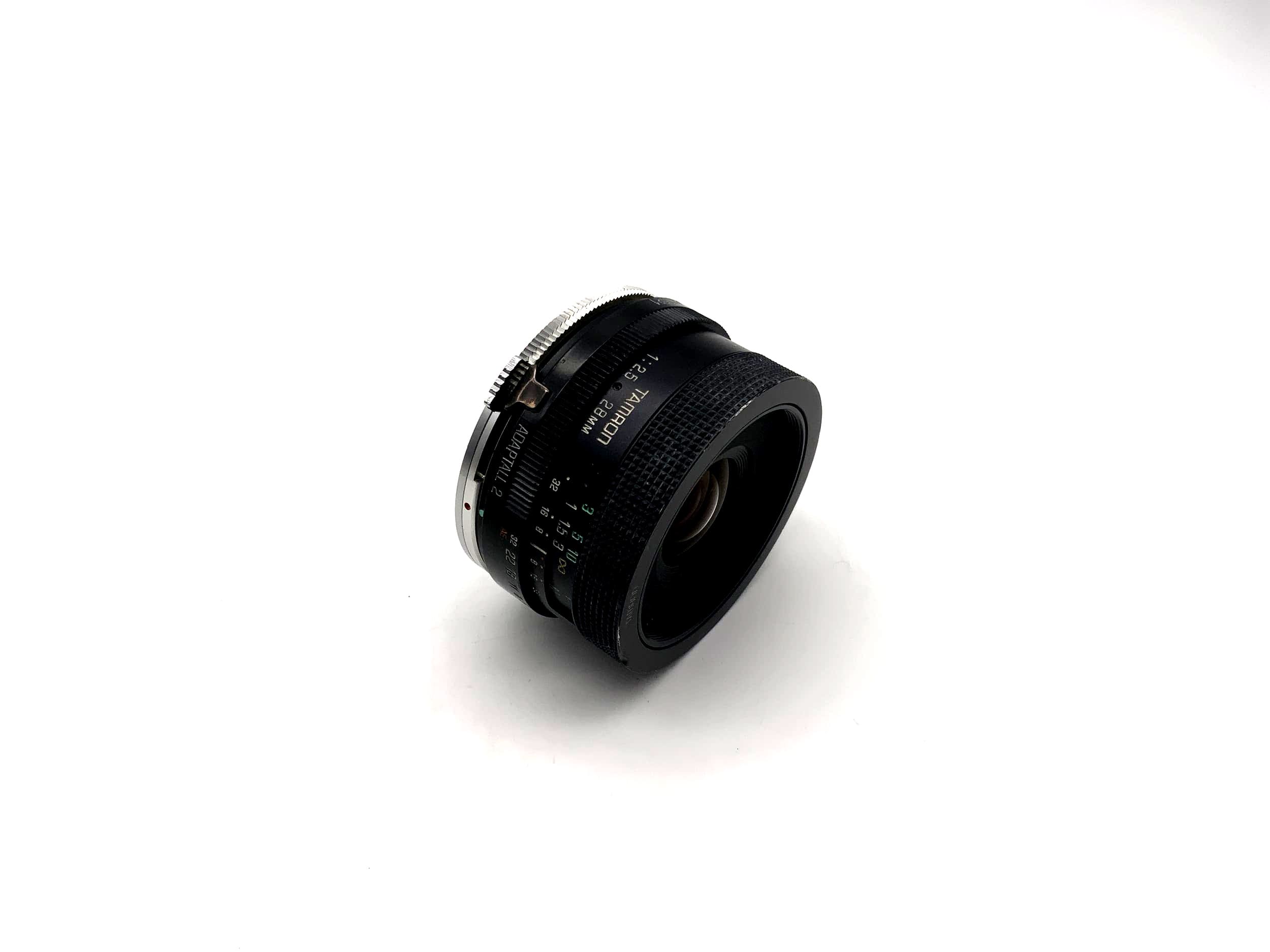 Tamron 28mm 1:2.5 Objektiv Olympus OM BBAR MC Kamera Camera Lens (Adaptall-2)