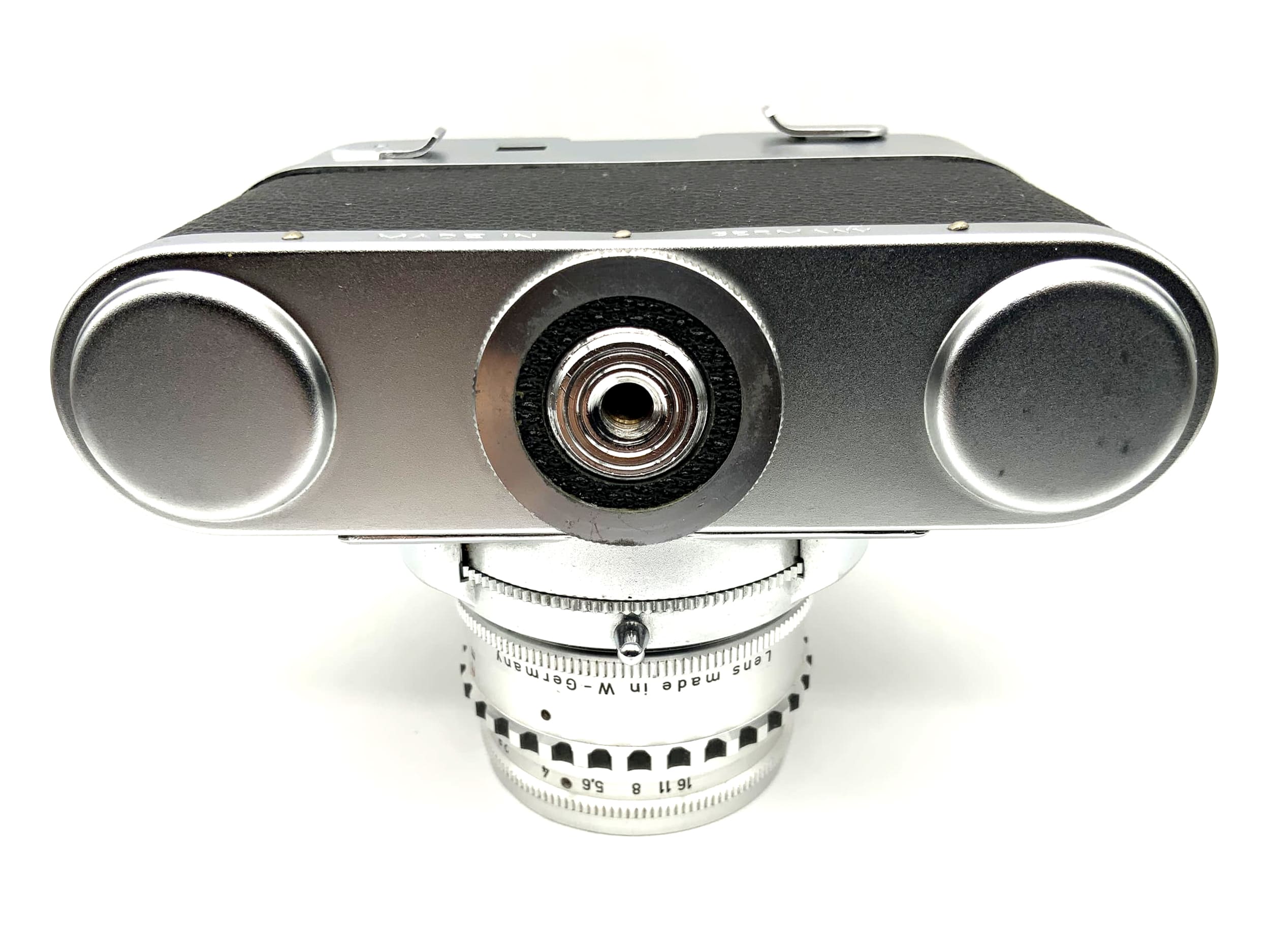 Braun Paxette II BL + Staeble Color-Ultralit 1:2.8/50 Prontor SVS !Beli defekt!