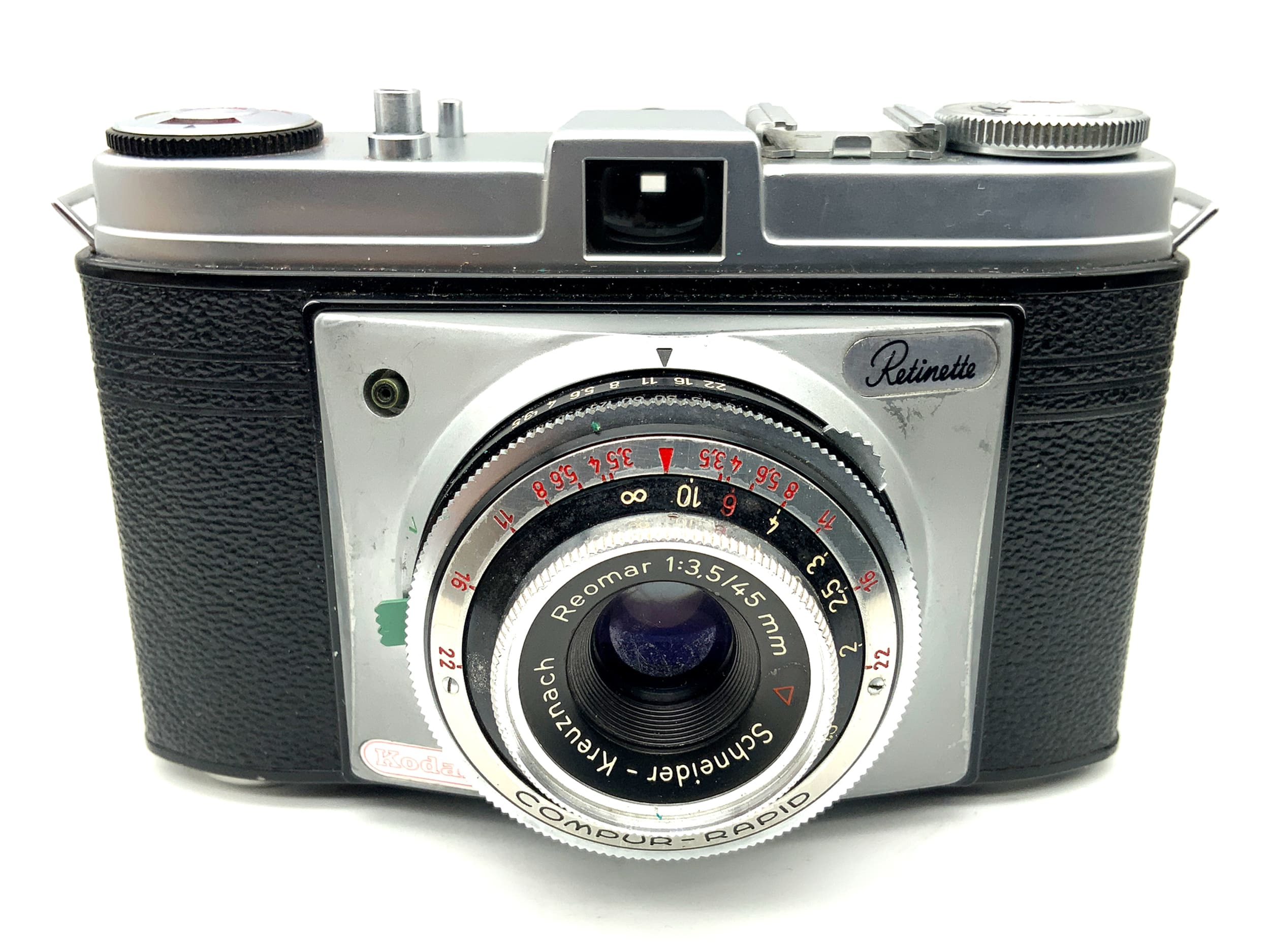 Kodak Retinette Typ 022 Sucherkamera mit Reomar 1:3.5/45mm Compur-Rapid