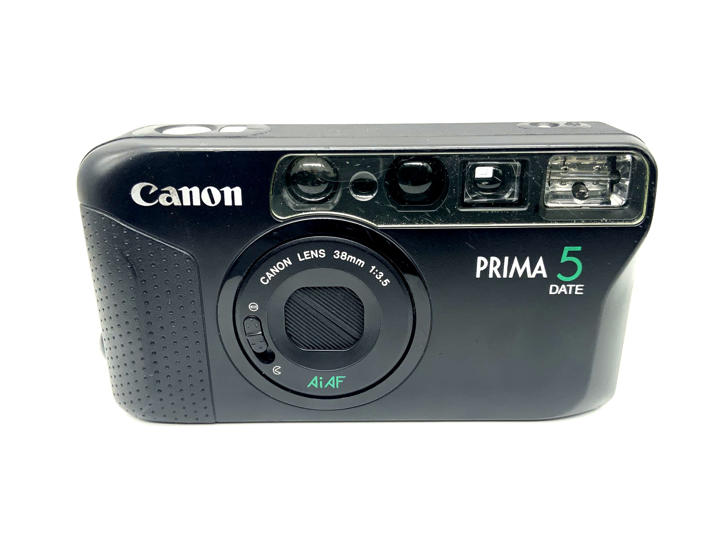 Canon Prima 5 Date Point&Shoot mit 38mm 1:3.5 Lens Ai AF Analogkamera 35mm