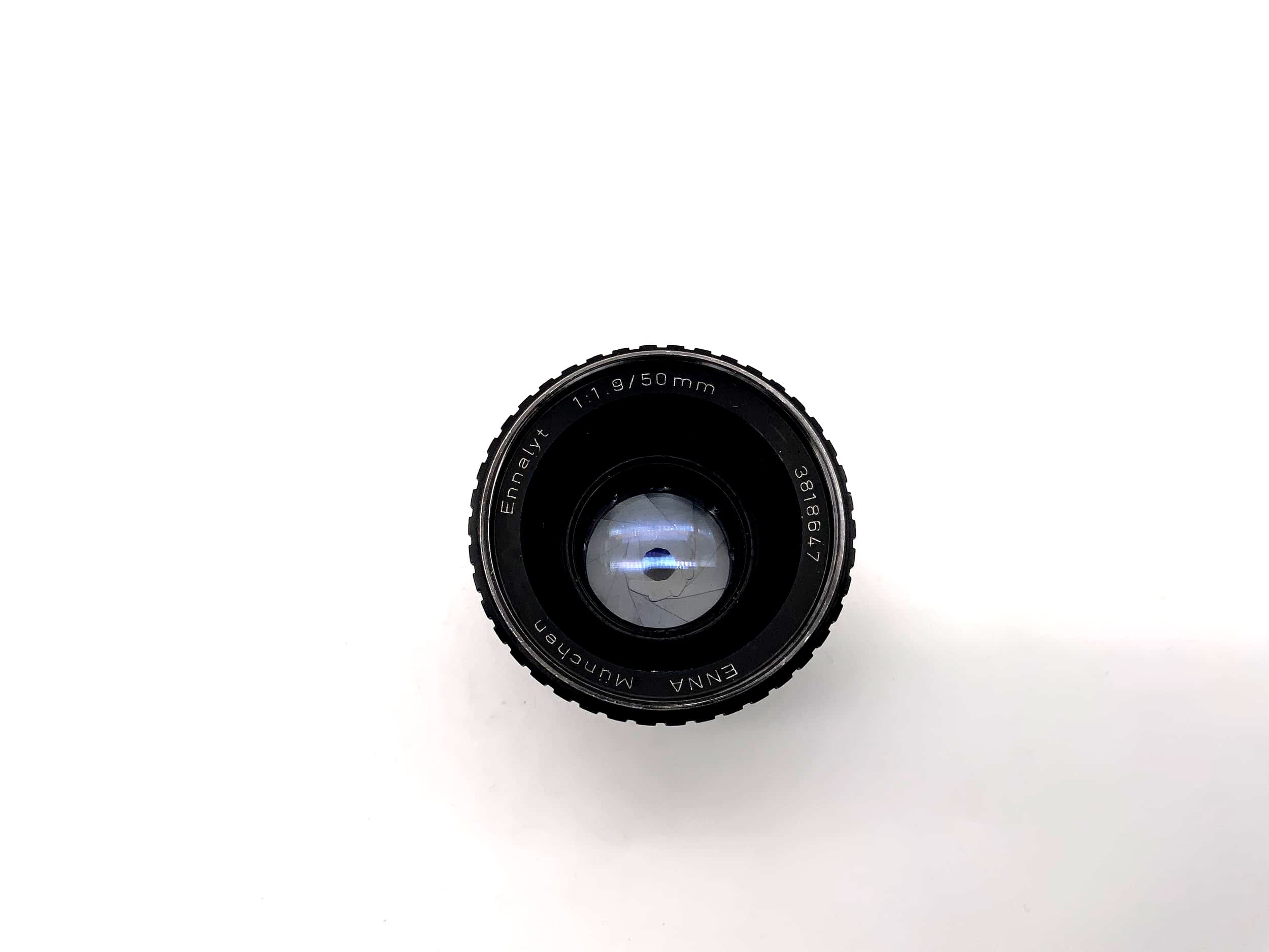 Enna München 50mm 1:1,9 Objektiv Ennalyt Kamera Camera Lens (Sockelanschluss)