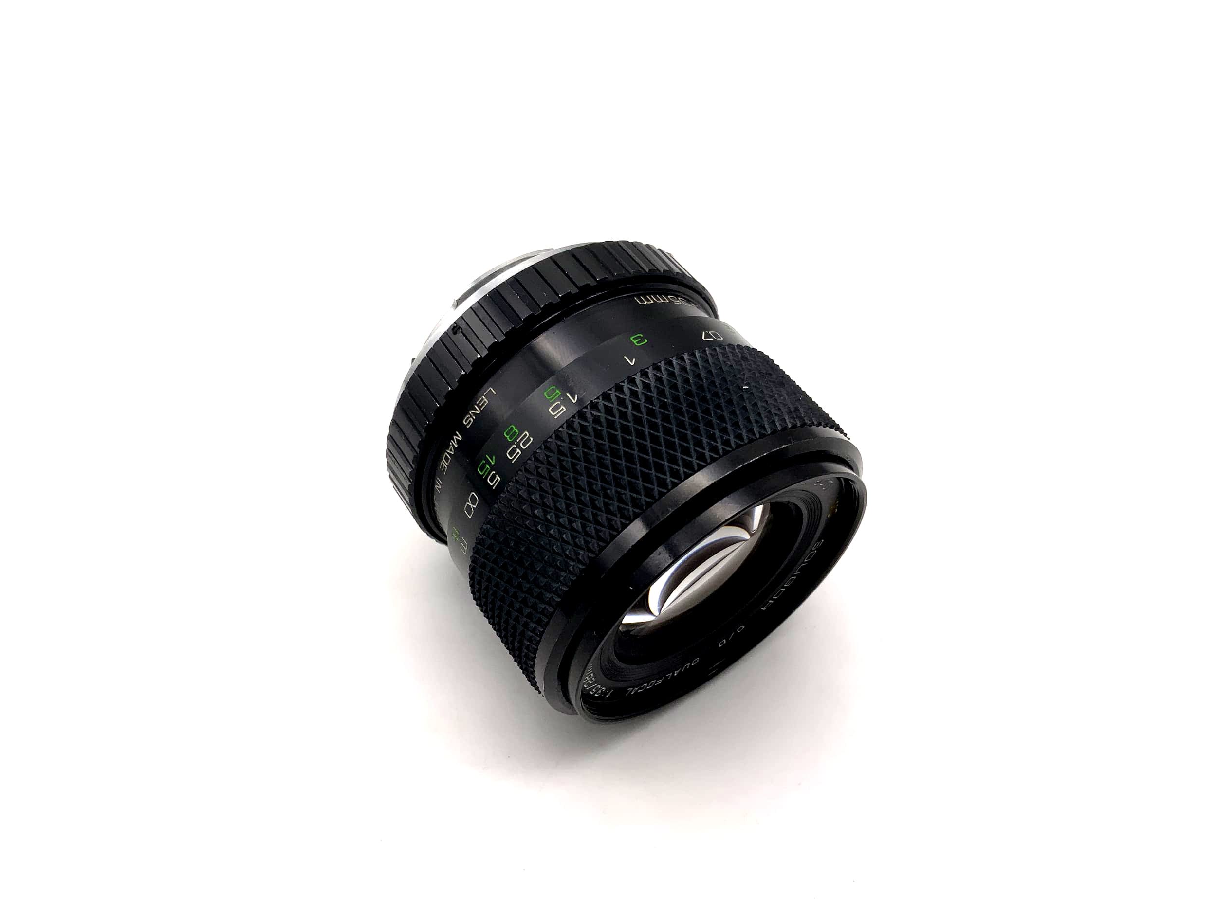 Soligor 28mm/35mm 1:3.5/3.8 Objektiv C/D Dualfocal MC Lens (Minolta MD)