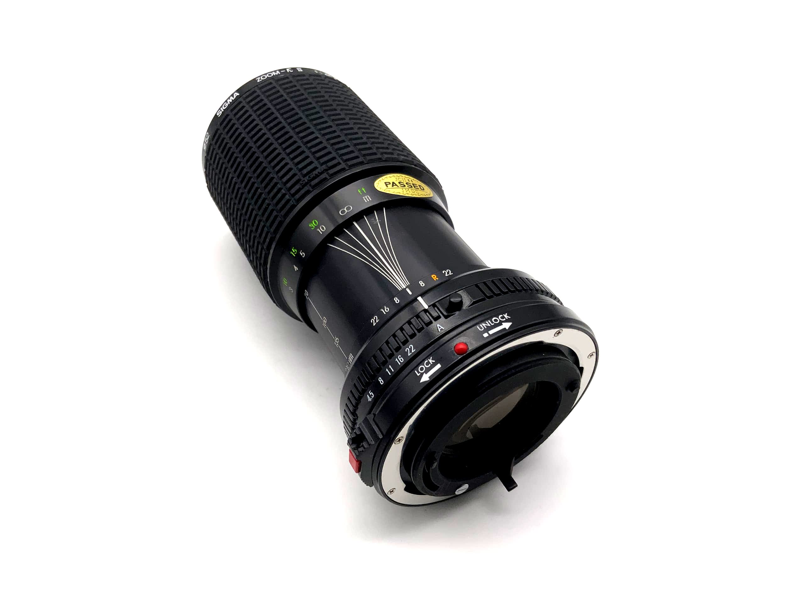 Sigma 70-210mm 1:4,5 Objektiv Zoom-K II Multi Coated Kamera Lens (Canon FD)