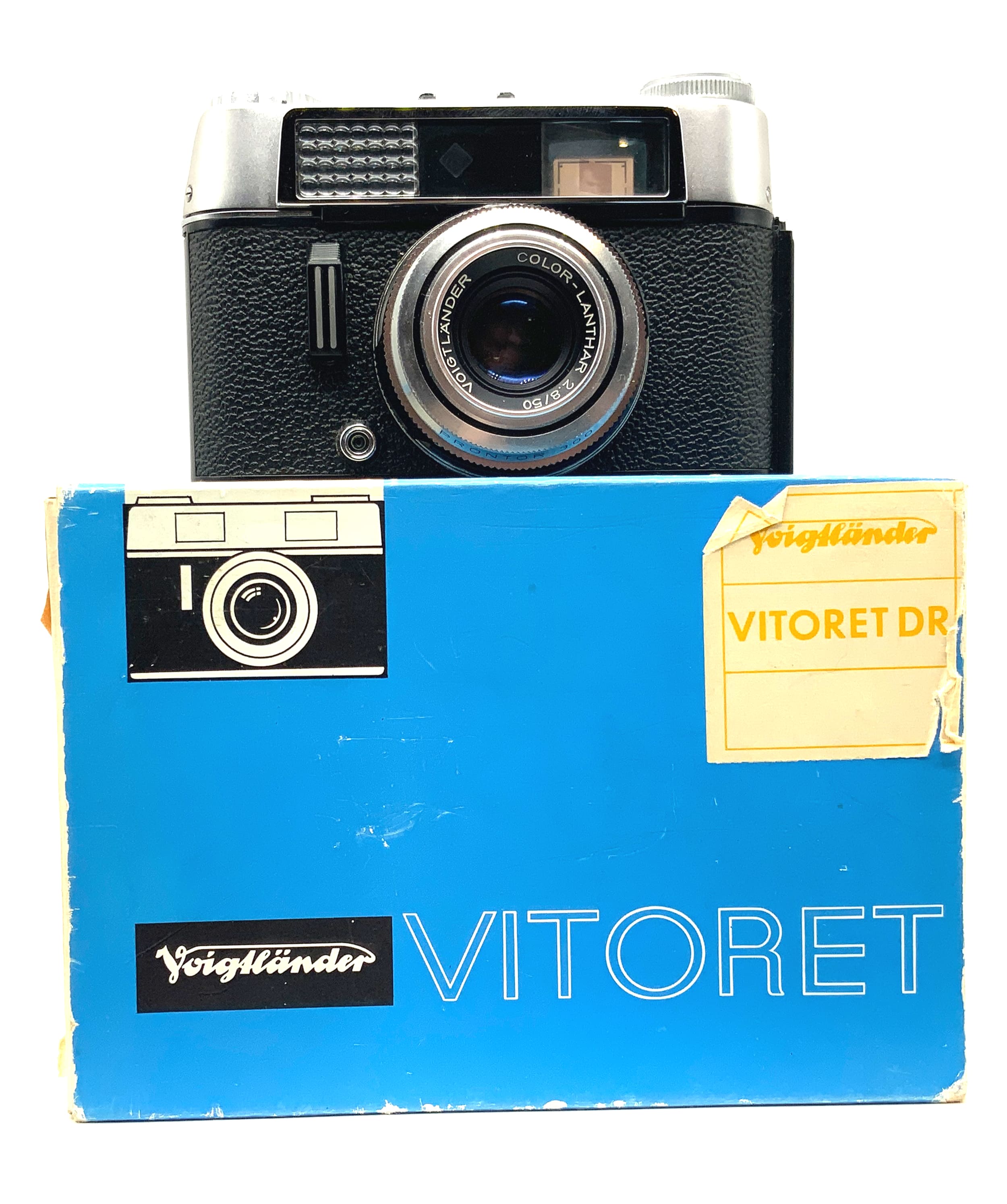 Voigtländer Vitoret DR Sucherkamera mit Color-Lanthar 2.8/50 Prontor 300 in OVP