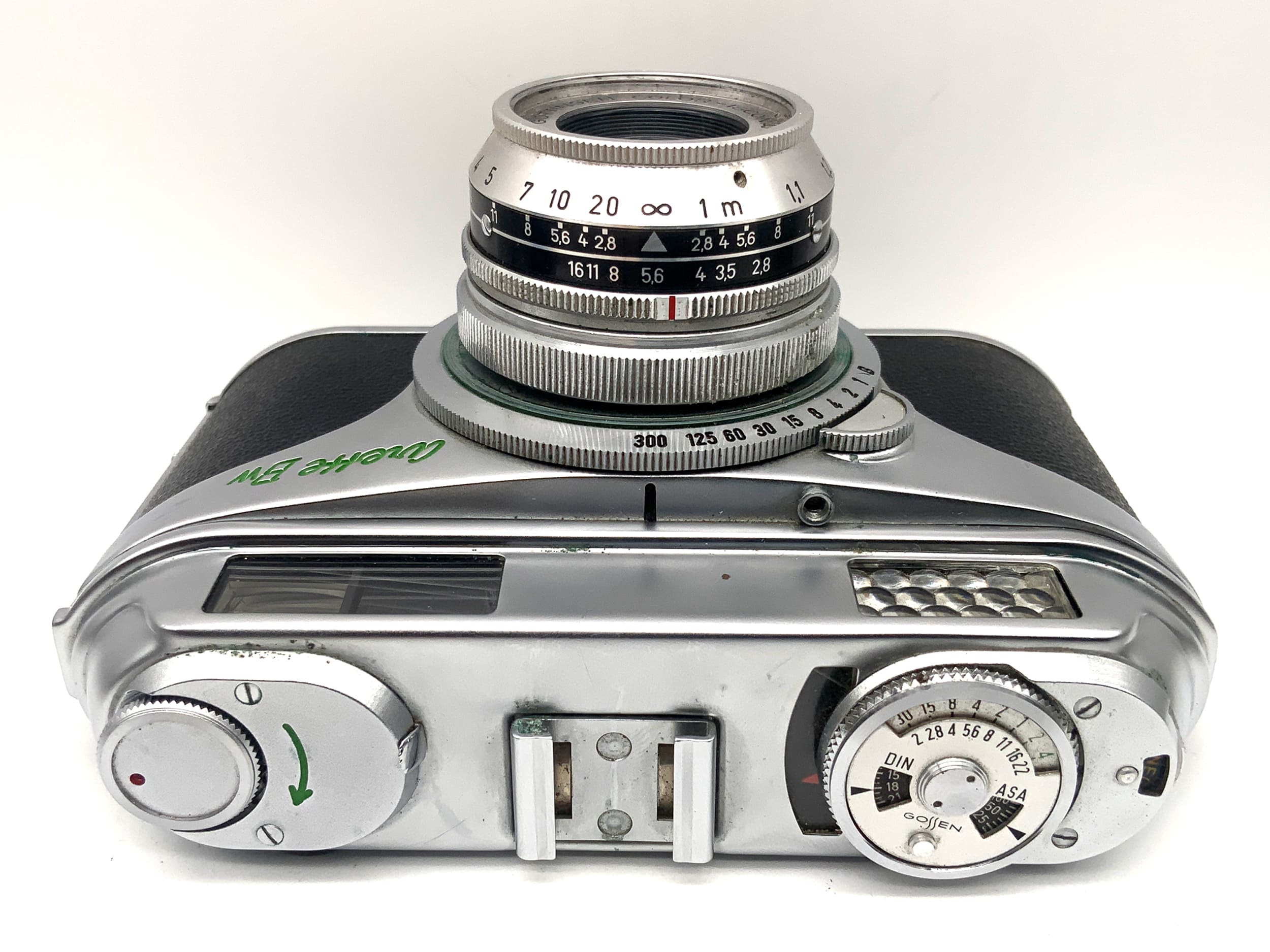 AkA Arette BW Sucherkamera mit Color-Isconar 1:2.8/50 Prontor-SVS Analogkamera