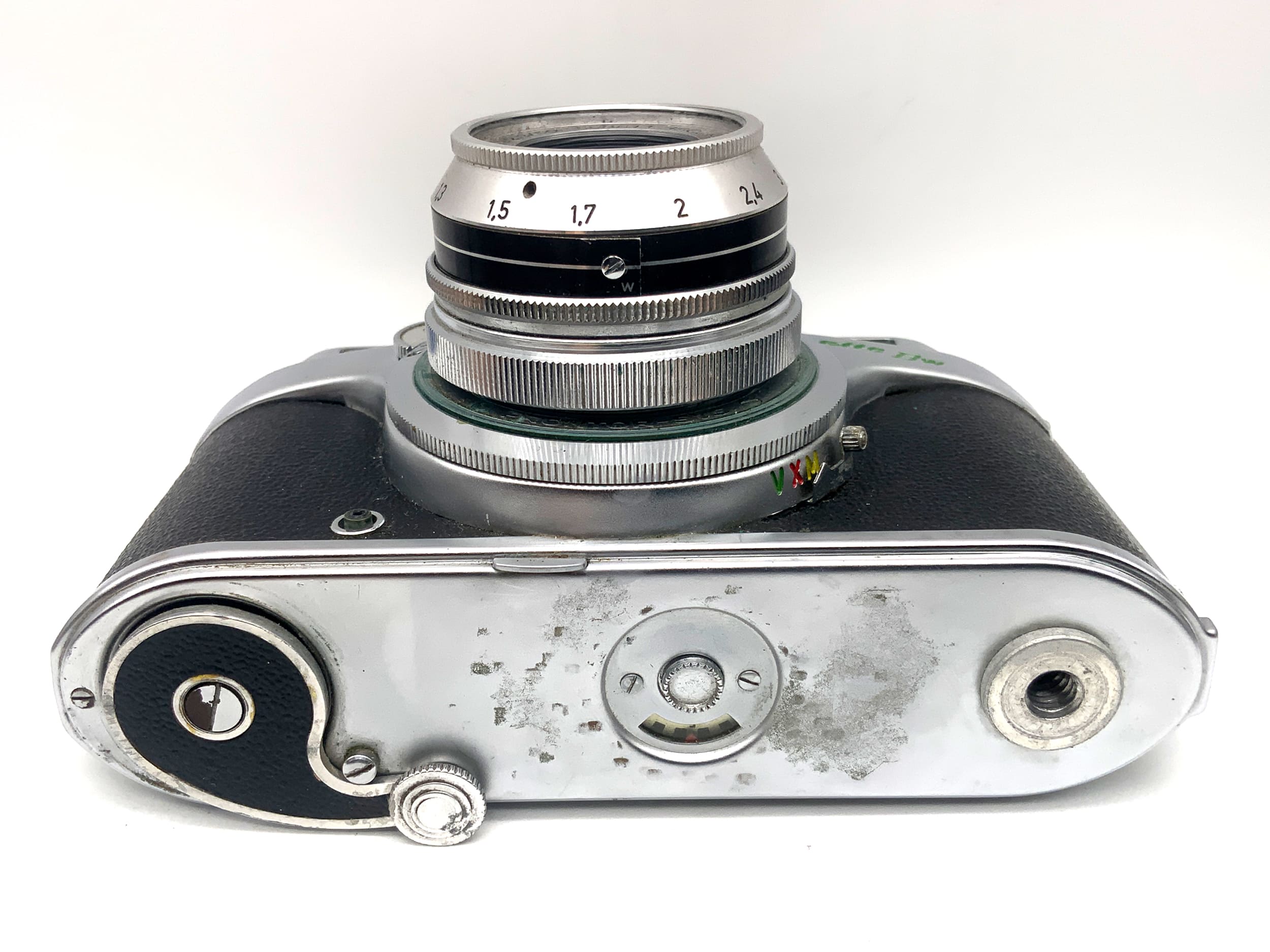 AkA Arette BW Sucherkamera mit Color-Isconar 1:2.8/50 Prontor-SVS Analogkamera