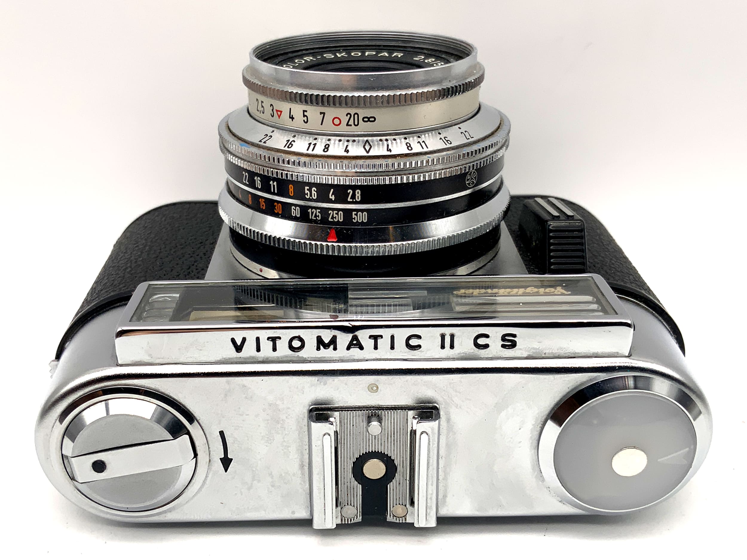 Voigtländer Vitomatic II CS Sucherkamera Color-Skopar 2.8/50 Prontor 500 SLK