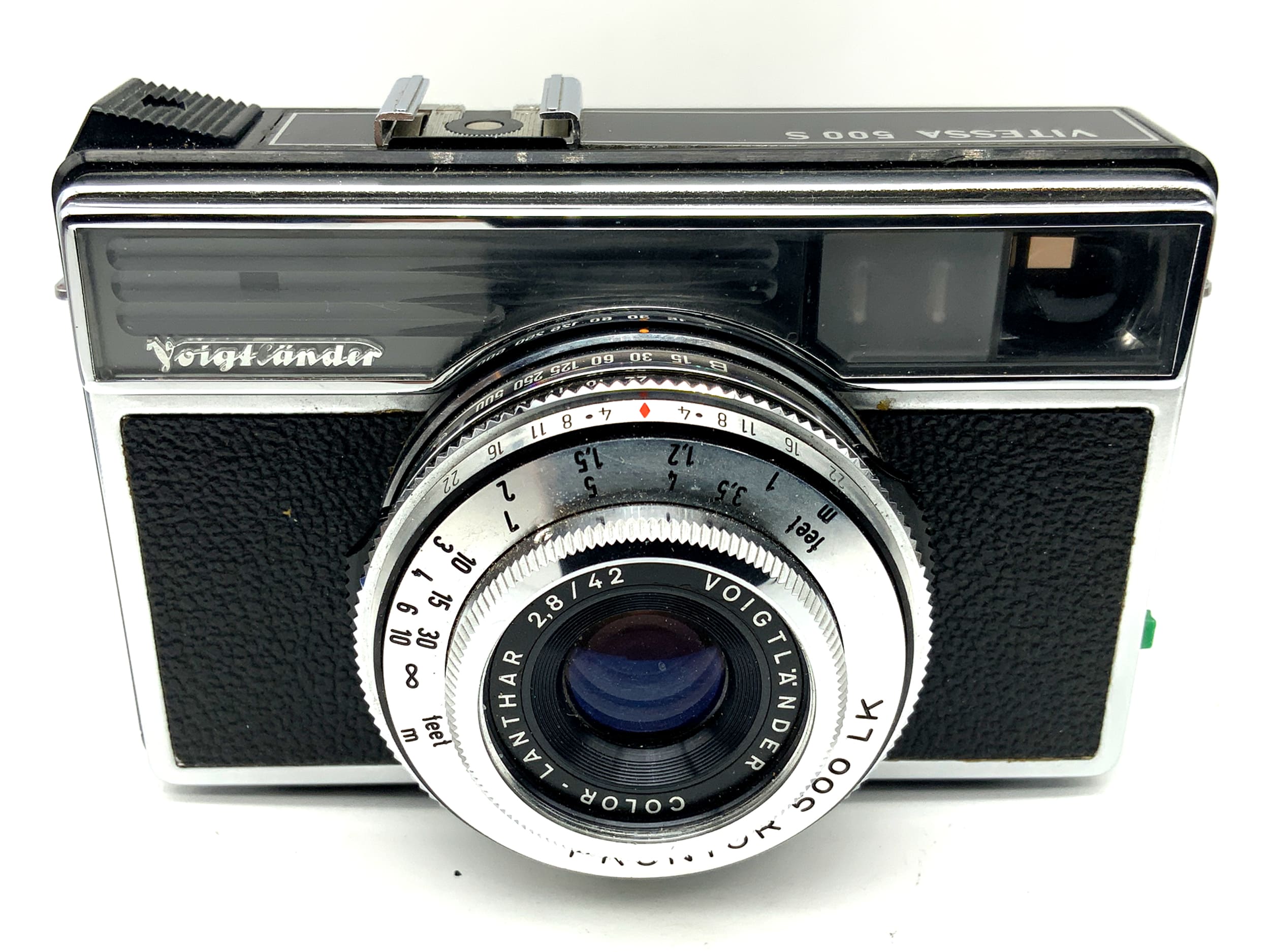 Voigtländer Vitessa 500S Sucherkamera mit Color-Lanthar 2.8/42 Prontor 500 LK