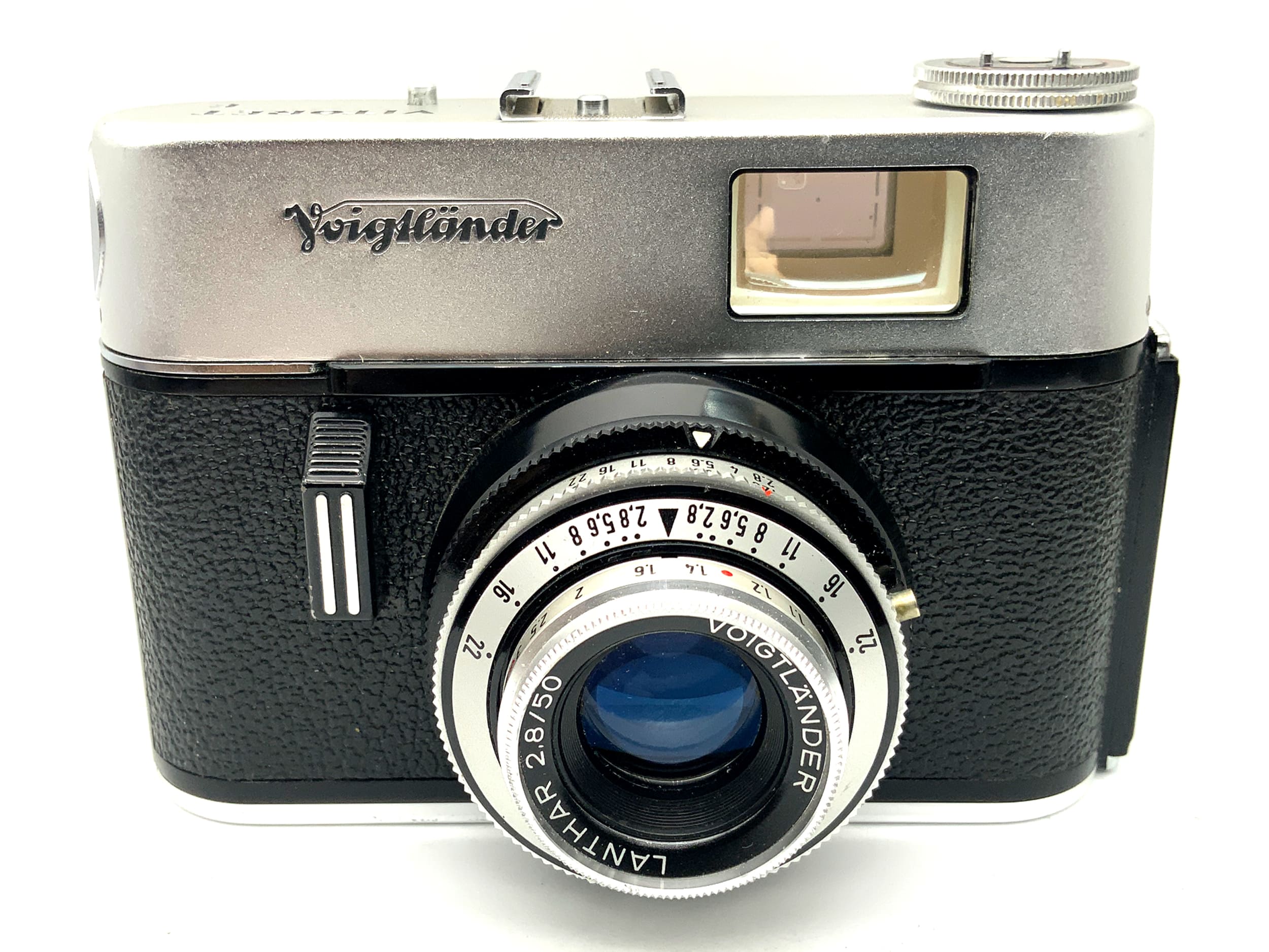 Voigtländer Vitoret F Sucherkamera mit Lanthar 2.8/50 Prontor 125 Analogkamera
