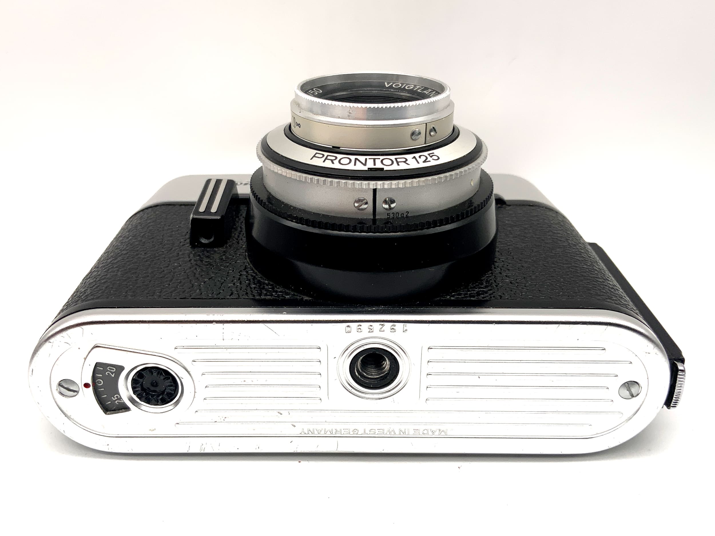 Voigtländer Vitoret F Sucherkamera mit Lanthar 2.8/50 Prontor 125 Analogkamera