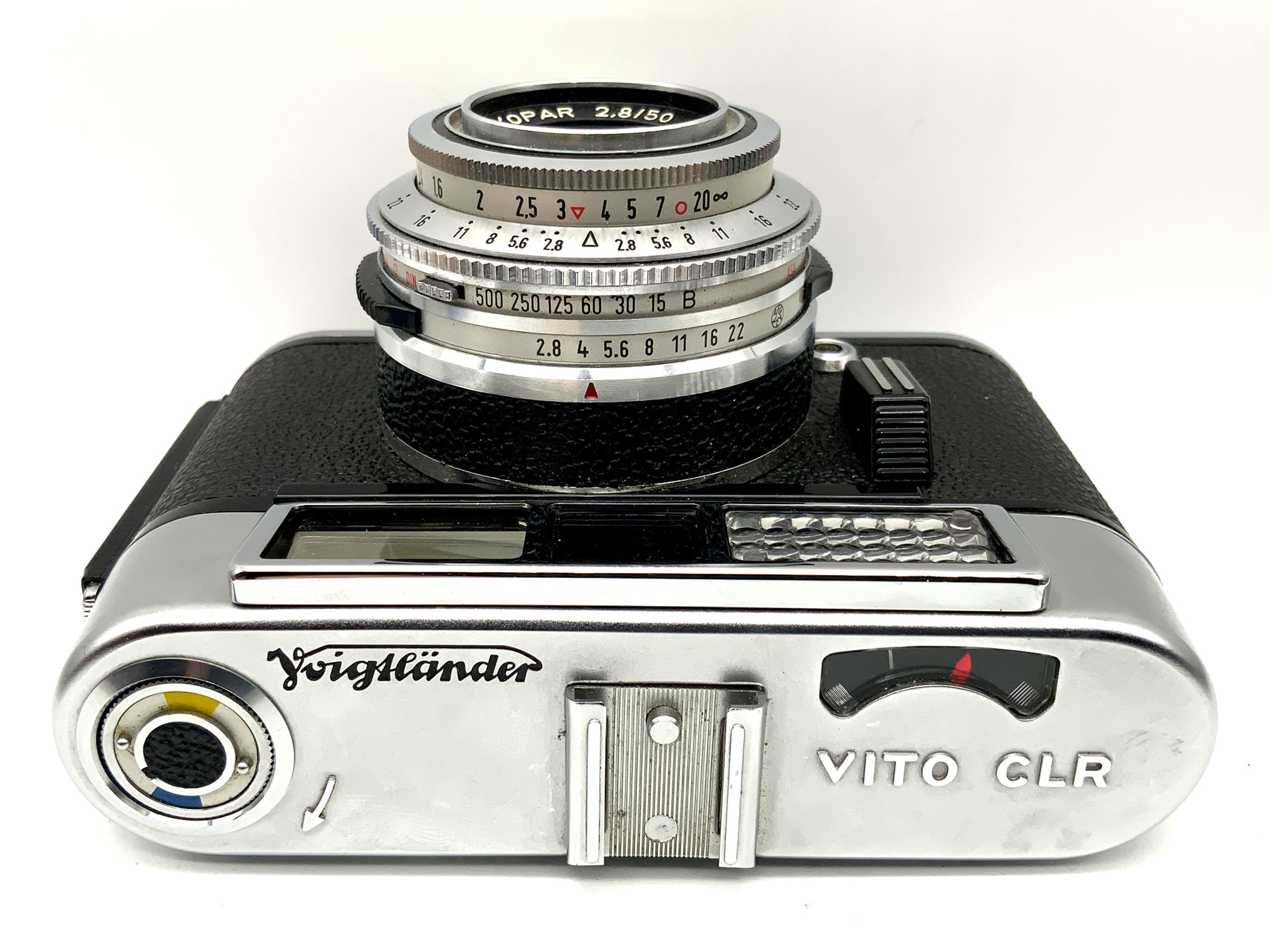 Voigtländer Vito CLR Sucherkamera mit Color-Skopar 2.8/50 Typ 138/2 Pronto-LK