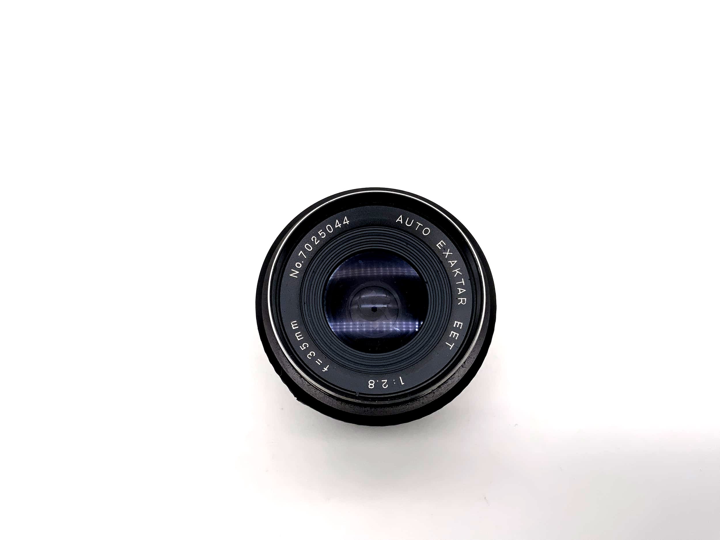 Exaktar 35mm 1:2,8 Objektiv Auto EET Kamera Camera Lens (Exa)