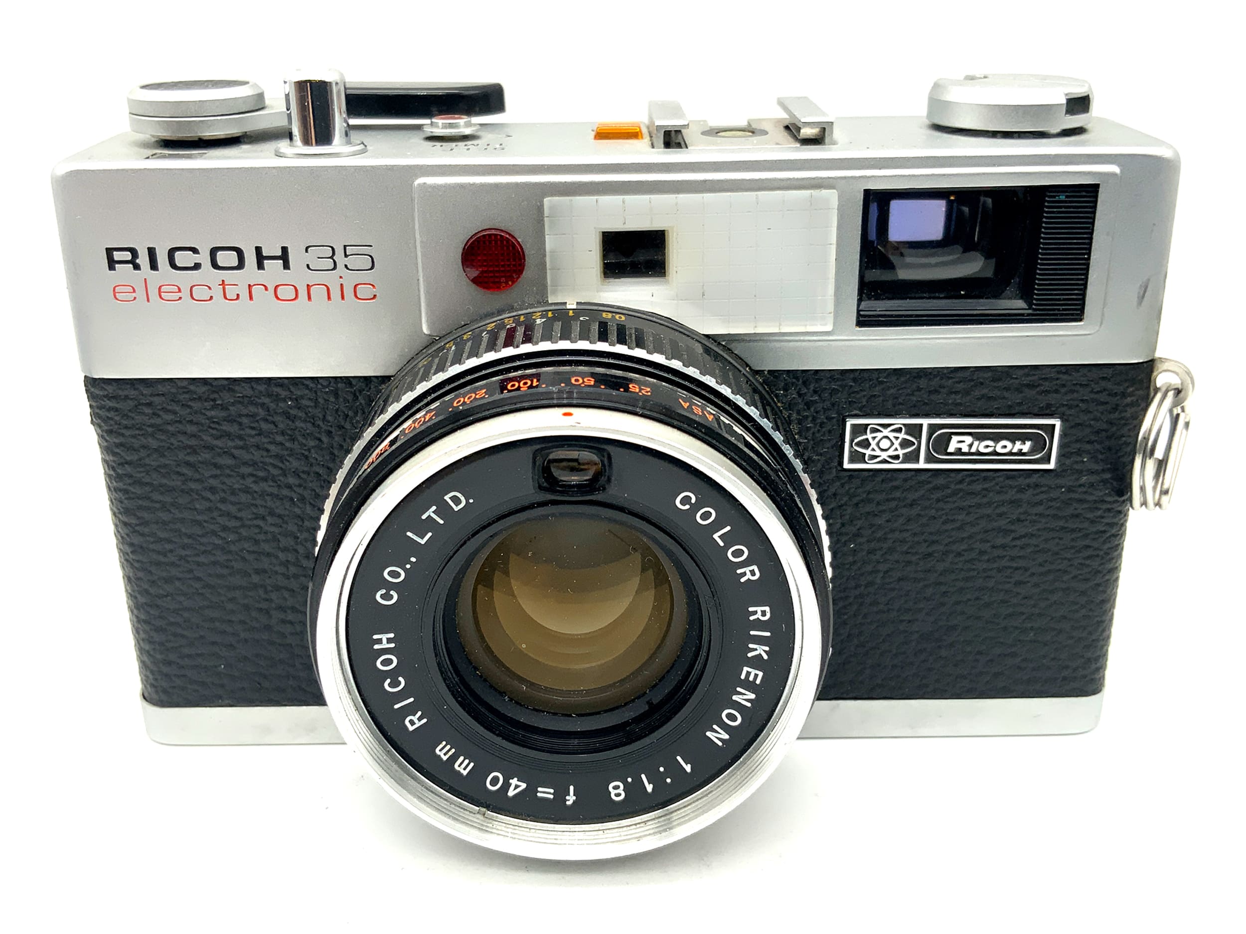 Ricoh 35 electronic Sucherkamera mit Color Rikenon 1:1.8/40mm Analogkamera