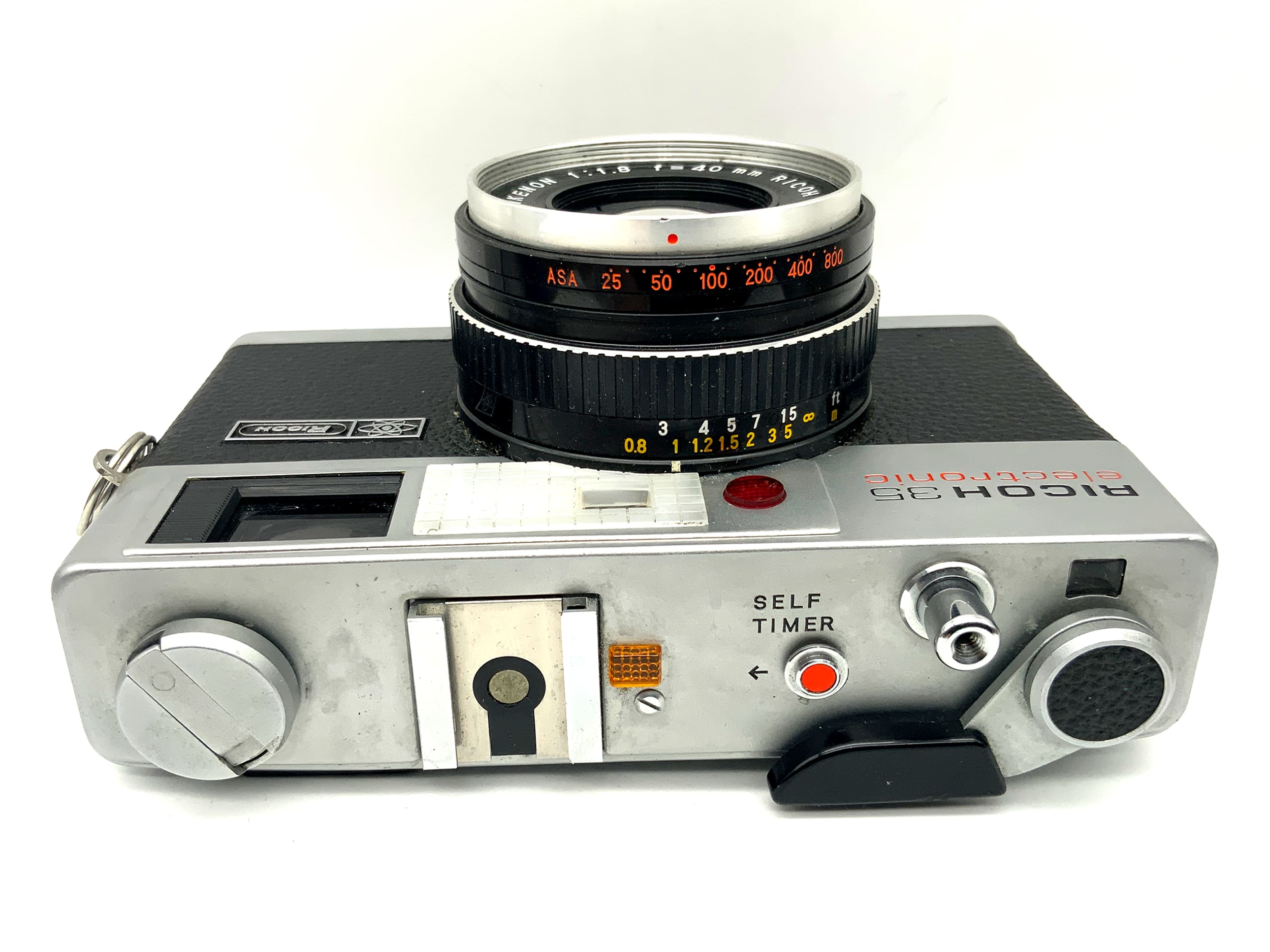 Ricoh 35 electronic Sucherkamera mit Color Rikenon 1:1.8/40mm Analogkamera