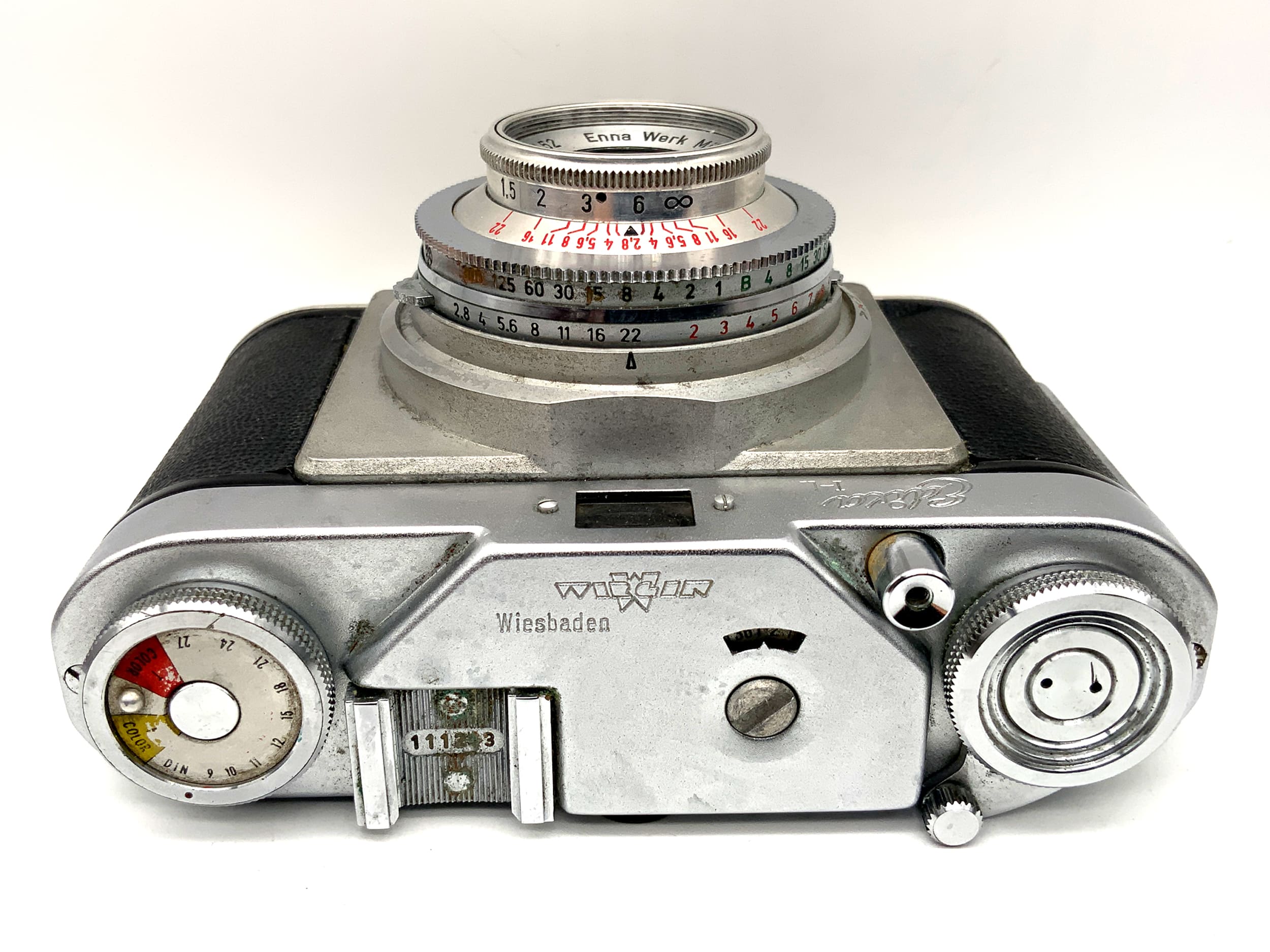 Wirgin Edixa I-L Sucherkamera mit Ennit 1:2.8/45 red C Prontor-SVS