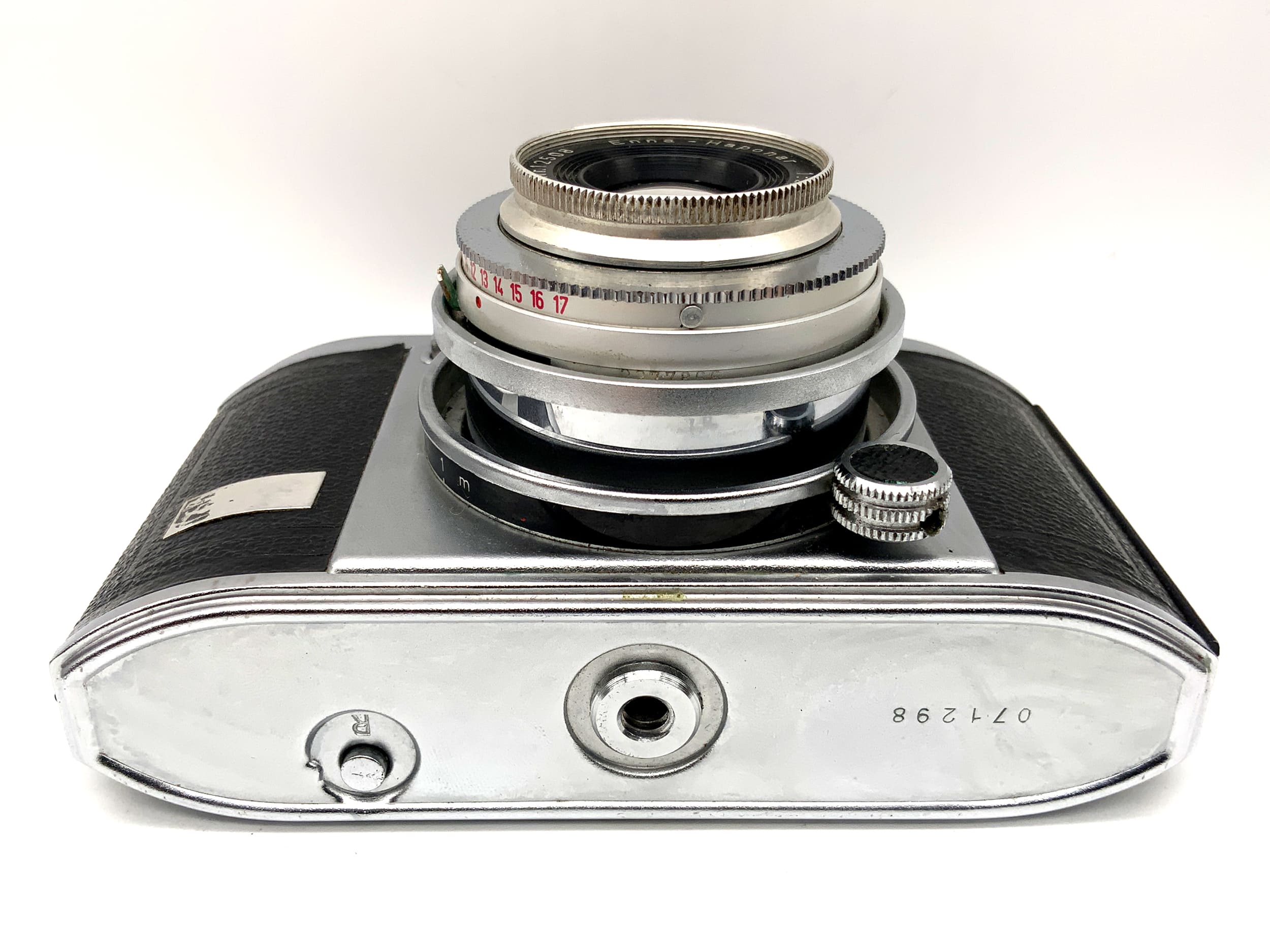 Balda Super Baldina Sucherkamera mit Enna-Haponar 1:2.8/50mm red C Compur Rapid