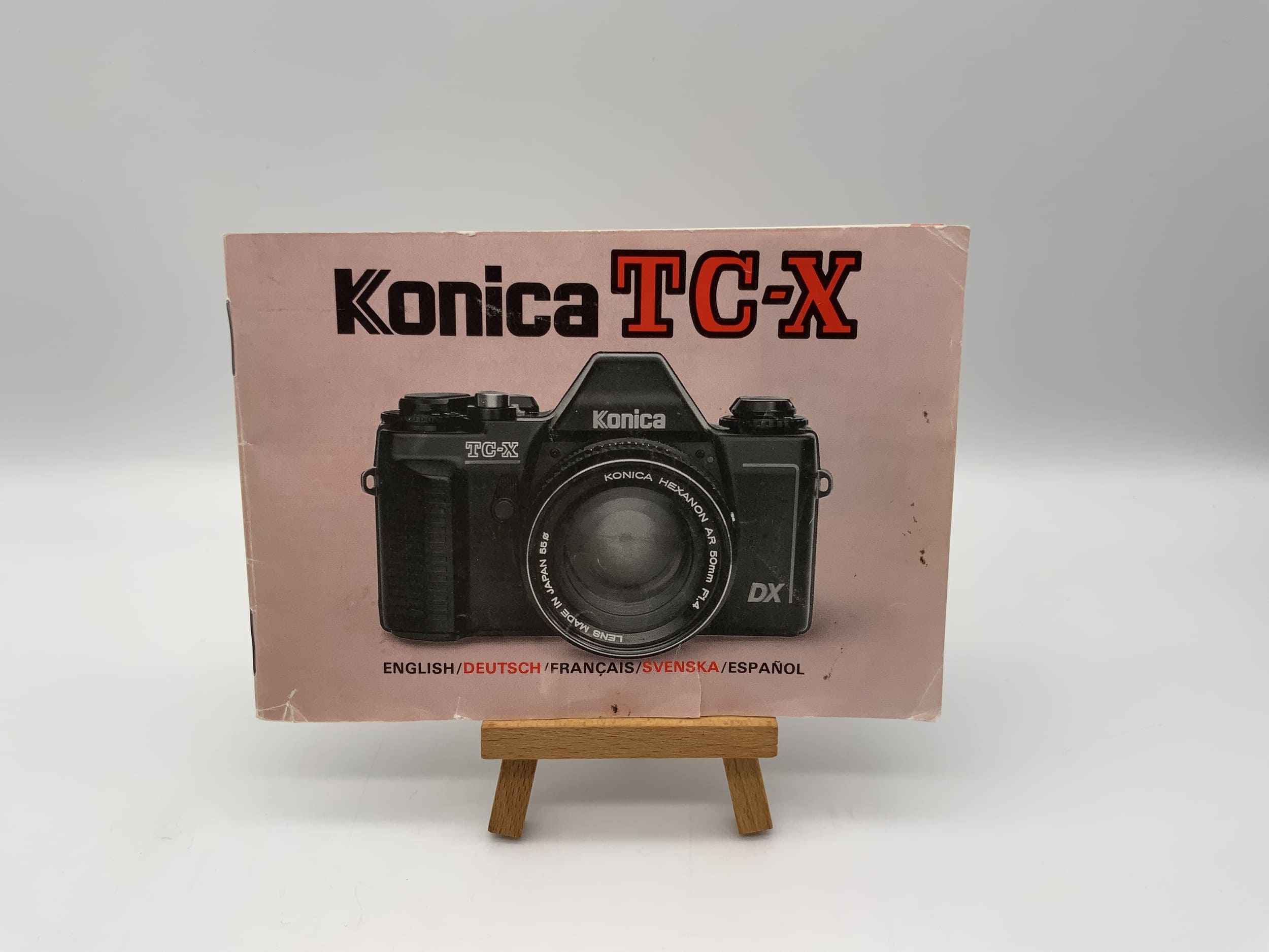 Konica TC-X Bedienungsanleitung Deutsch Gebrauchsanweisung Magazin