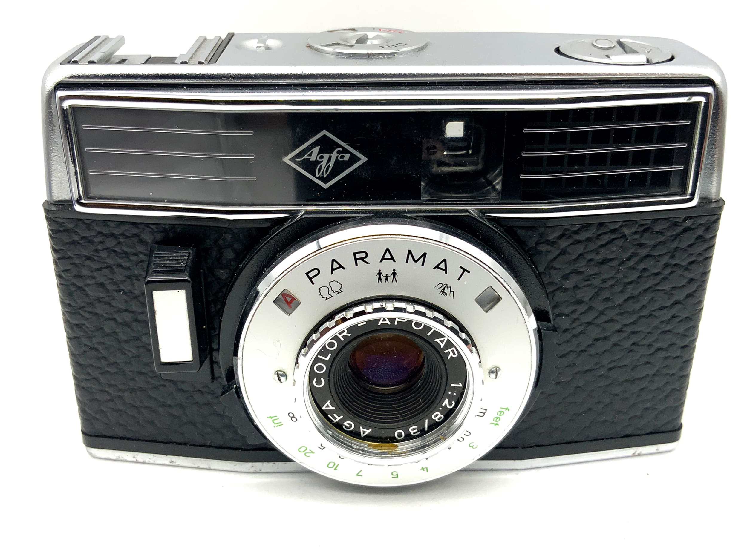 Agfa Paramat Sucherkamera mit Color-Apotar 1:2.8/30 Kompaktkamera Analogkamera