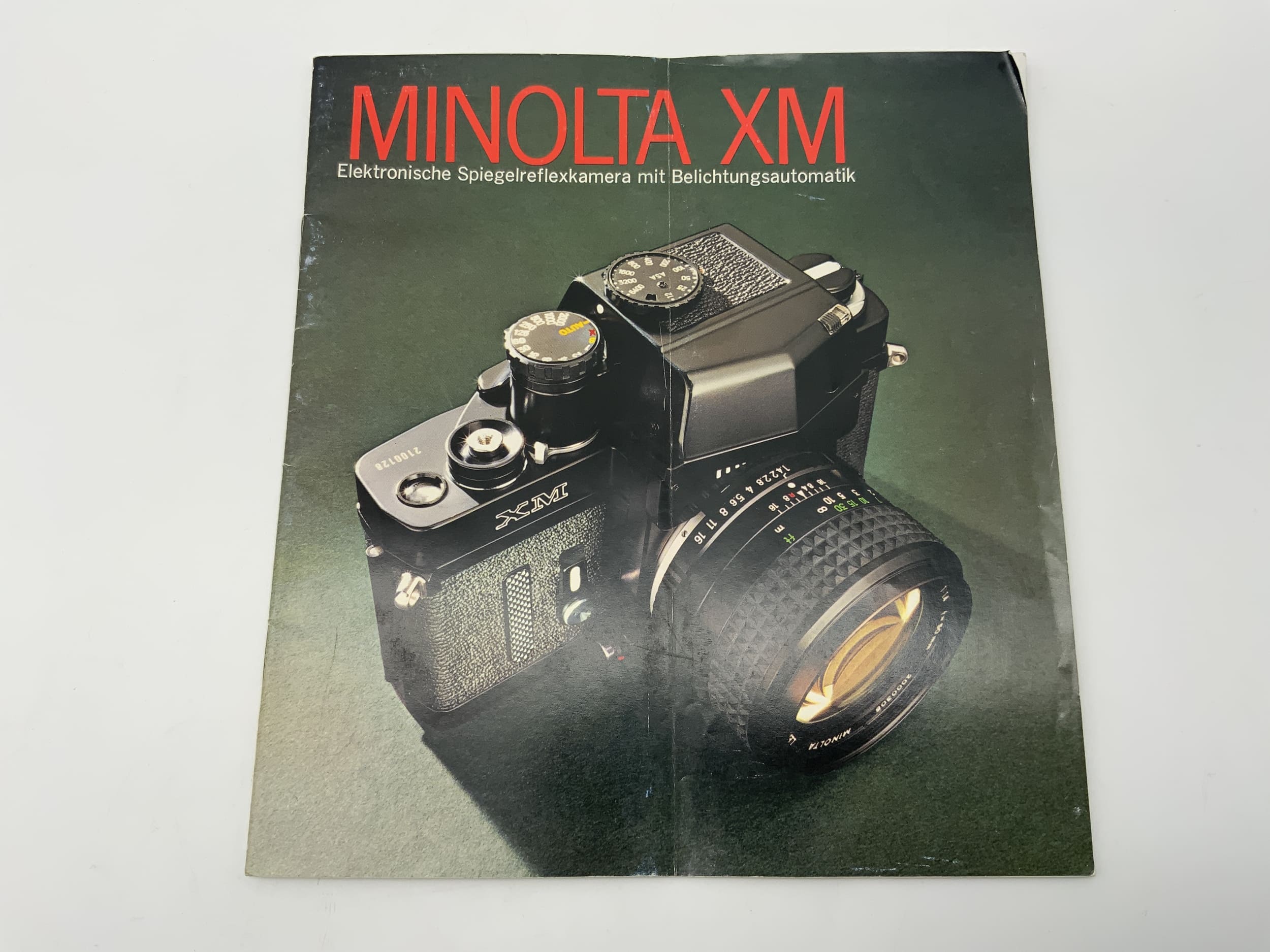 Minolta XM Broschüre Deutsch Gebrauchsanweisung Magazin
