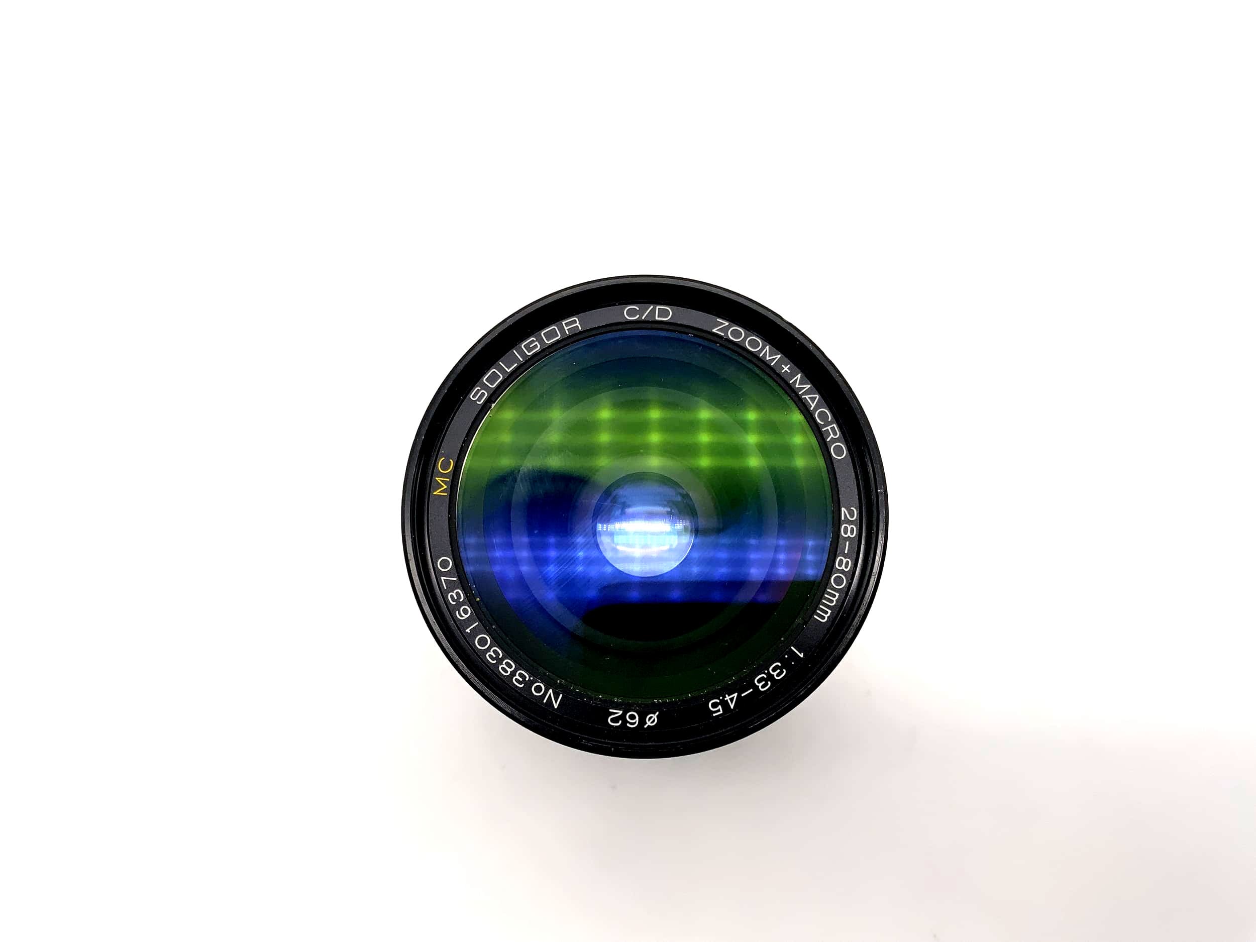 Soligor 1:3.3-4.5 28-80mm Objektiv C/D Zoom+Macro MC Kamera Lens (Olympus OM)