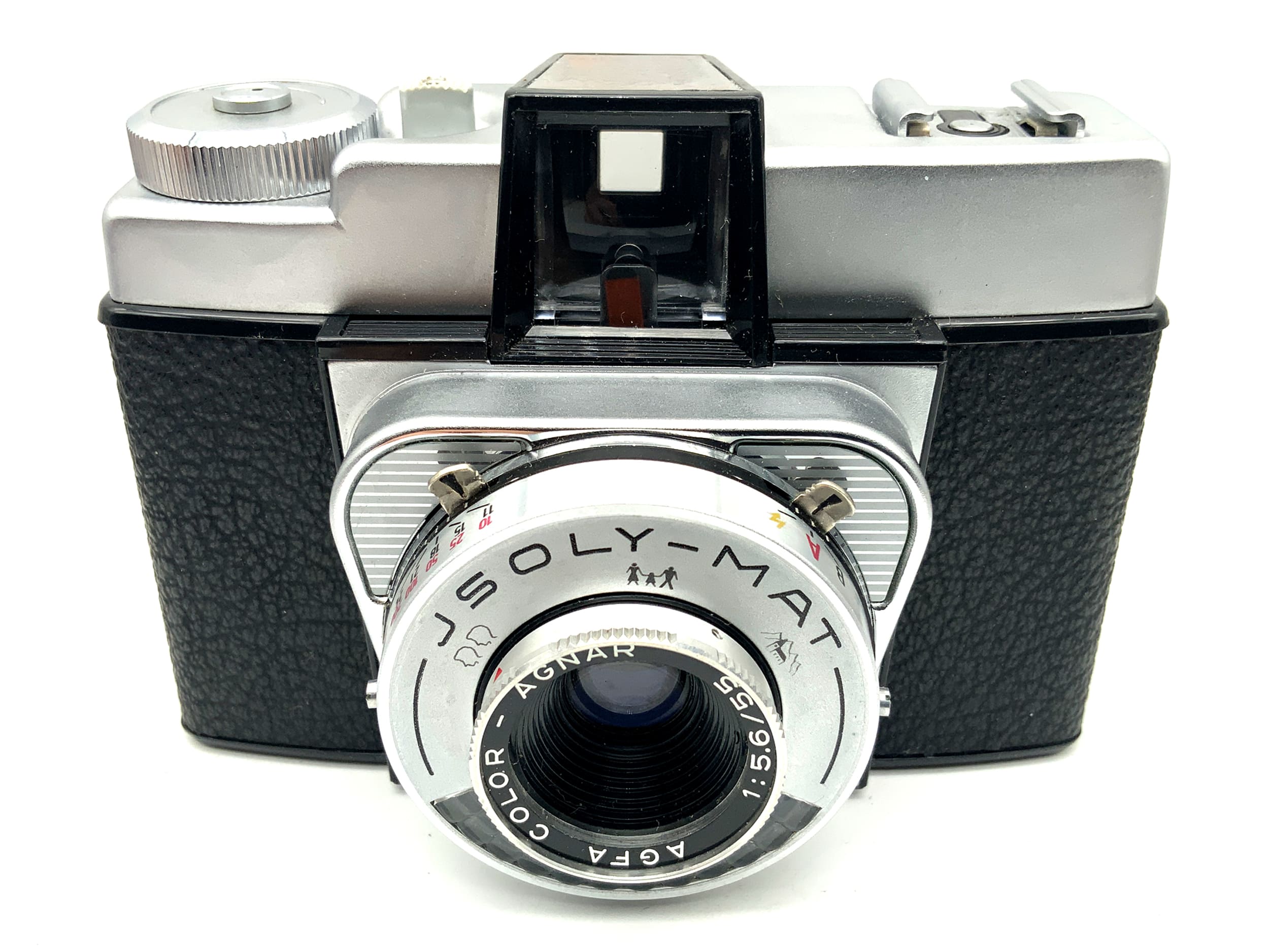 Agfa Isoly-Mat Sucherkamera mit Color-Agnar 1:5.6/55 Kompaktkamera Analogkamera