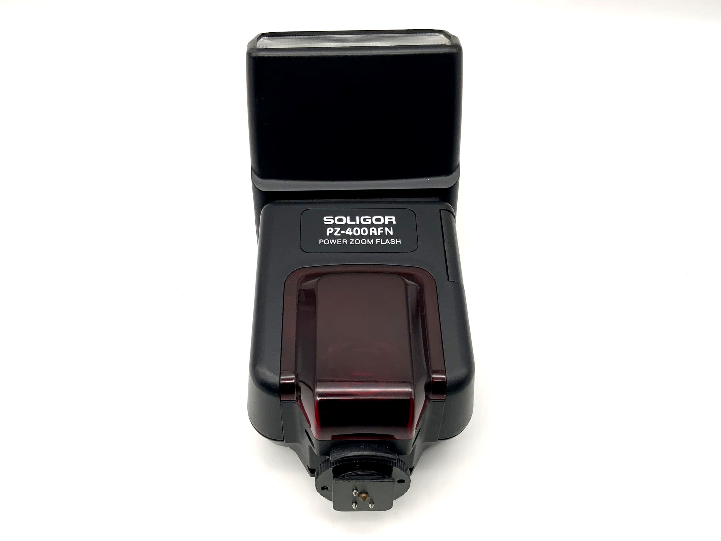 Soligor PZ-400 AFN Blitzgerät Power Zoom Flash für Nikon Kamera Blitz Flash