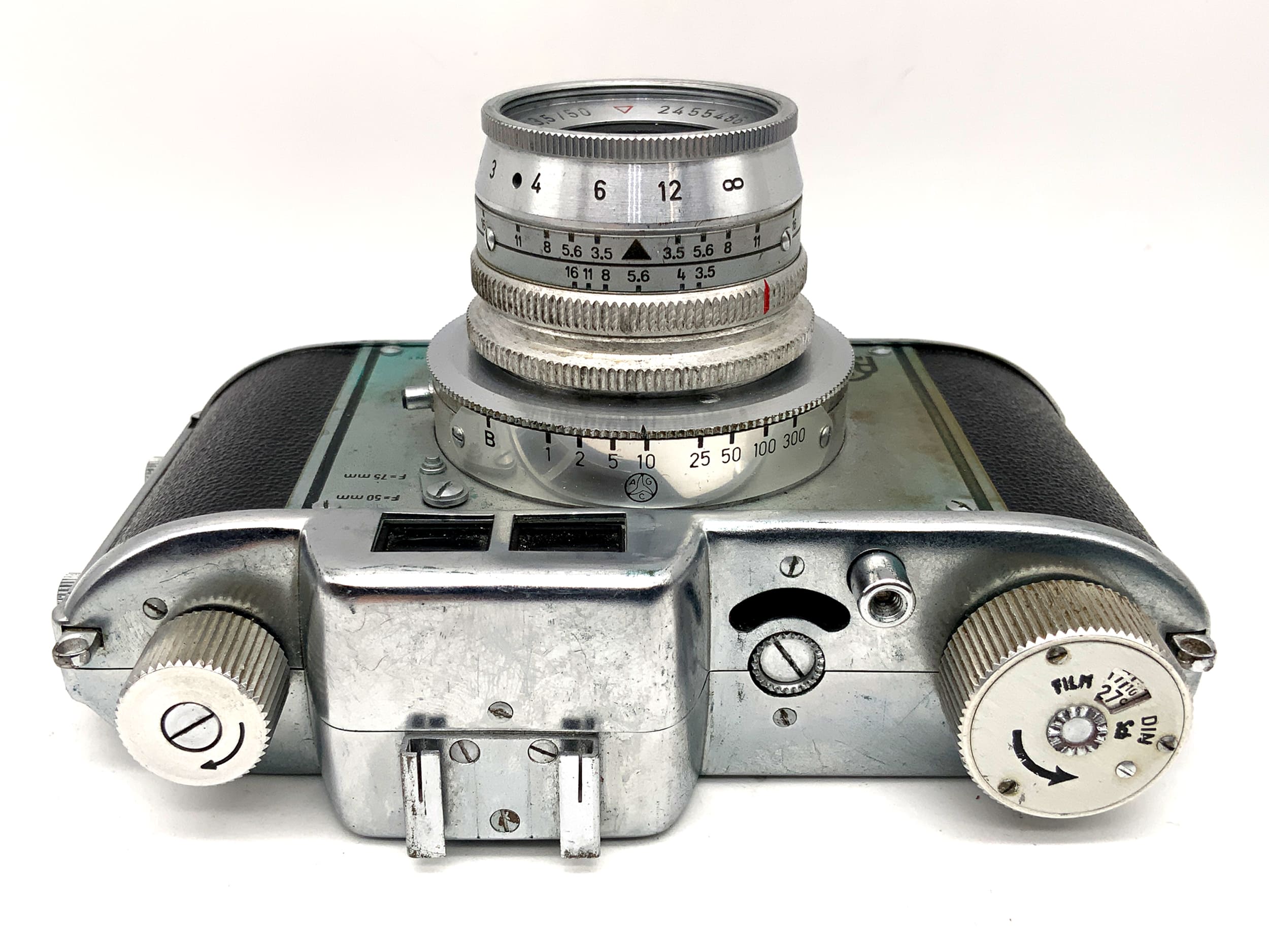 AkA Rette Sucherkamera mit Schneider Kreuznach Xenar 1:3.5/50 Analogkamera