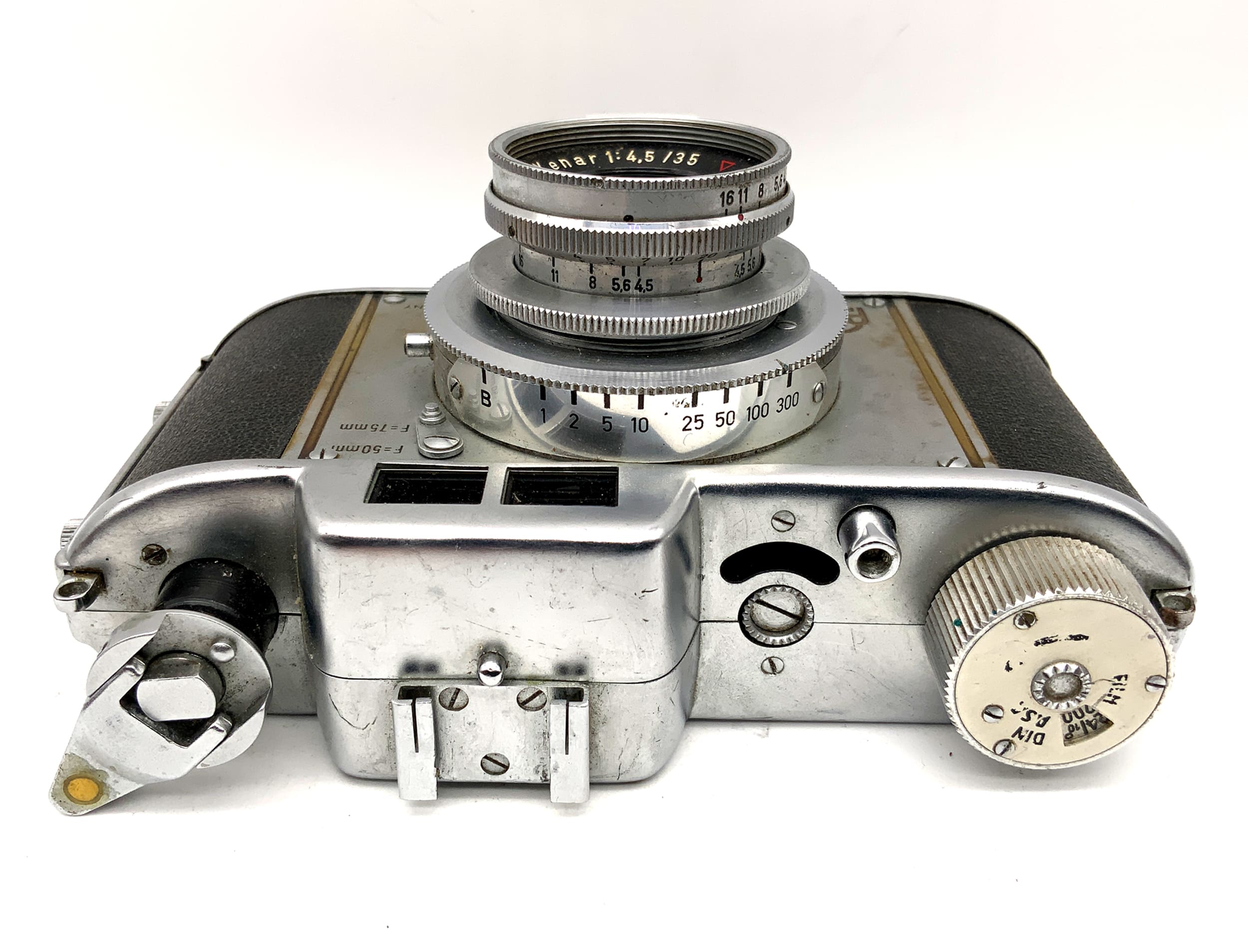 AkA Rette Sucherkamera mit Schneider Kreuznach Xenar 1:4.5/35 Analogkamera