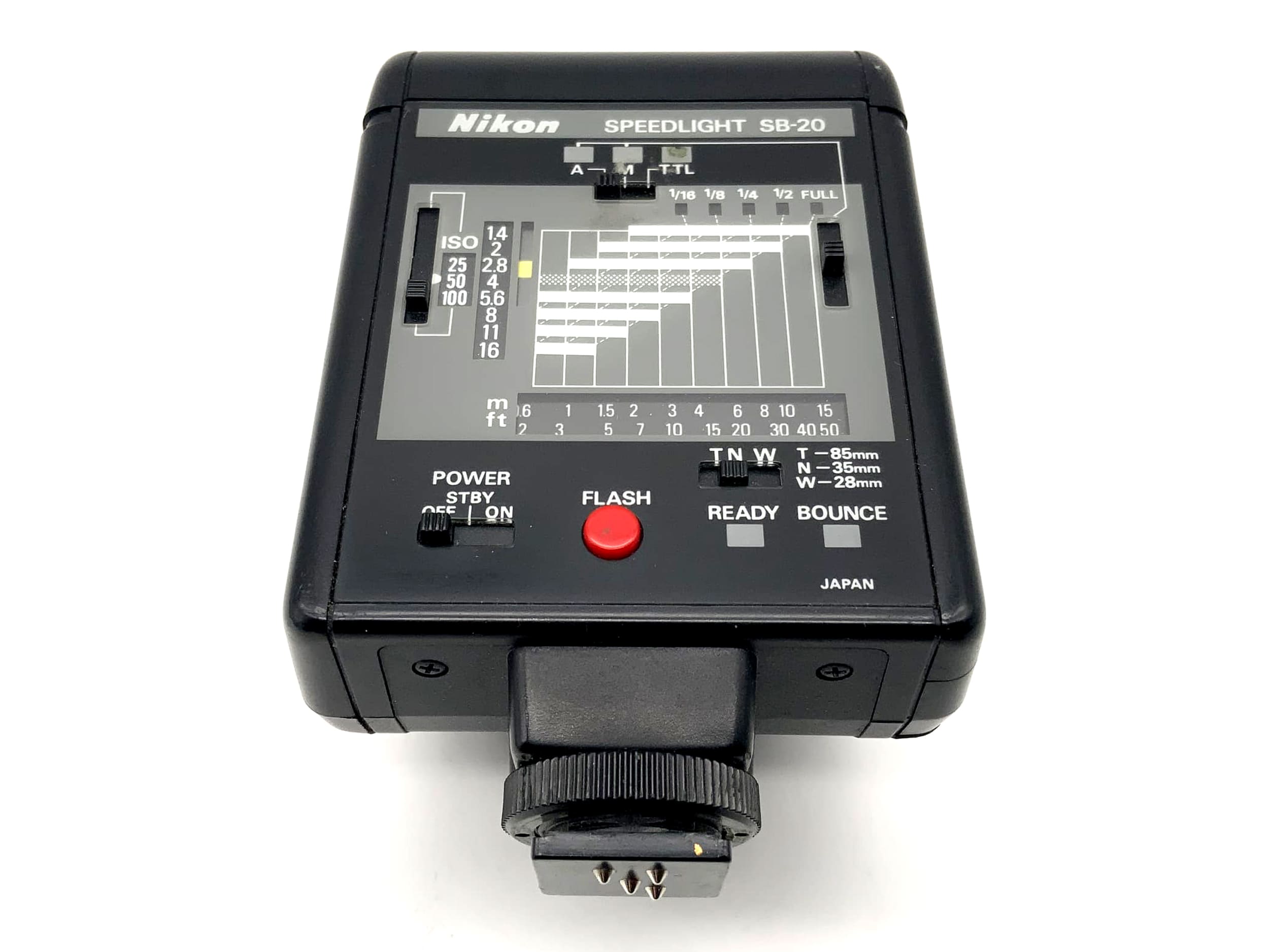 Nikon Speedlight SB-20 Blitzgerät Kamera Blitz Aufsteckblitz Flash Licht