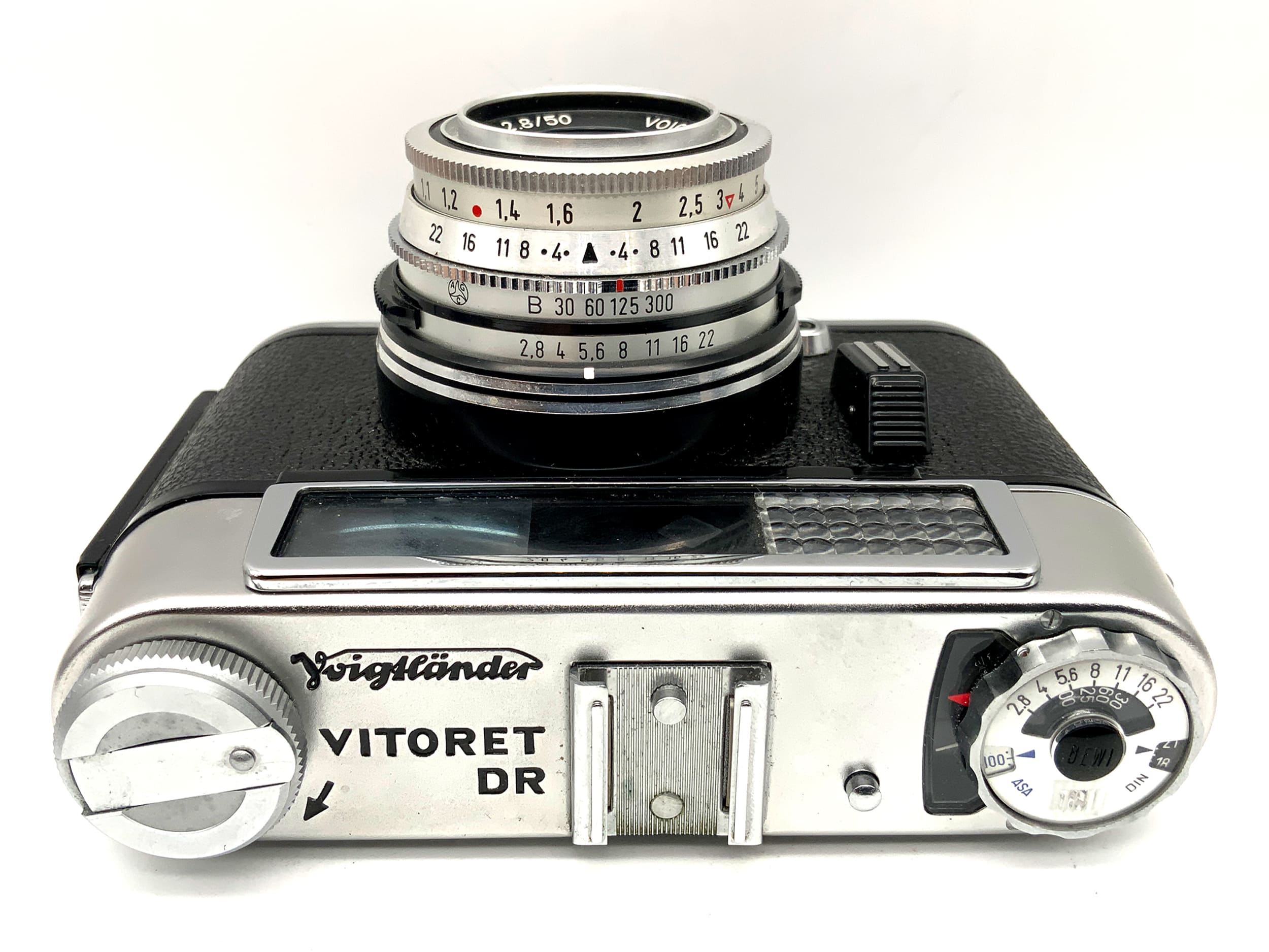 Voigtländer Vitoret DR mit Color-Lanthar 2.8/50 Prontor 300 !Beli defekt!