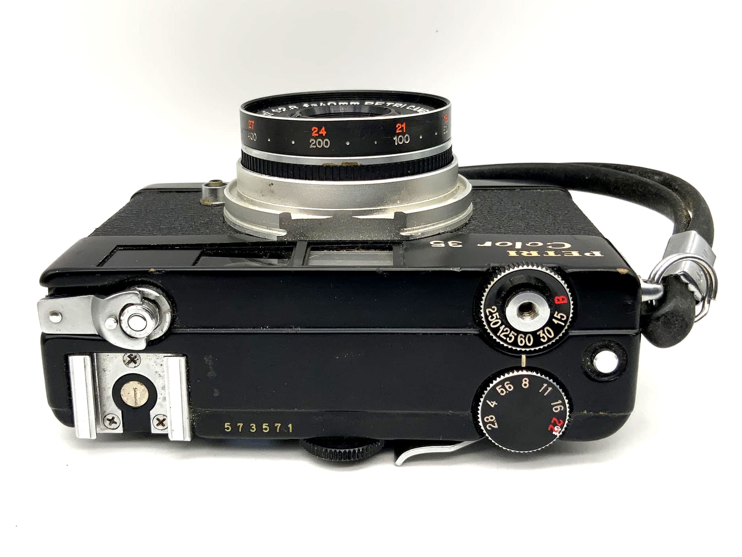 Petri Color 35 Sucherkamera mit c.c 1:2.8 f=40mm Analogkamera schwarz