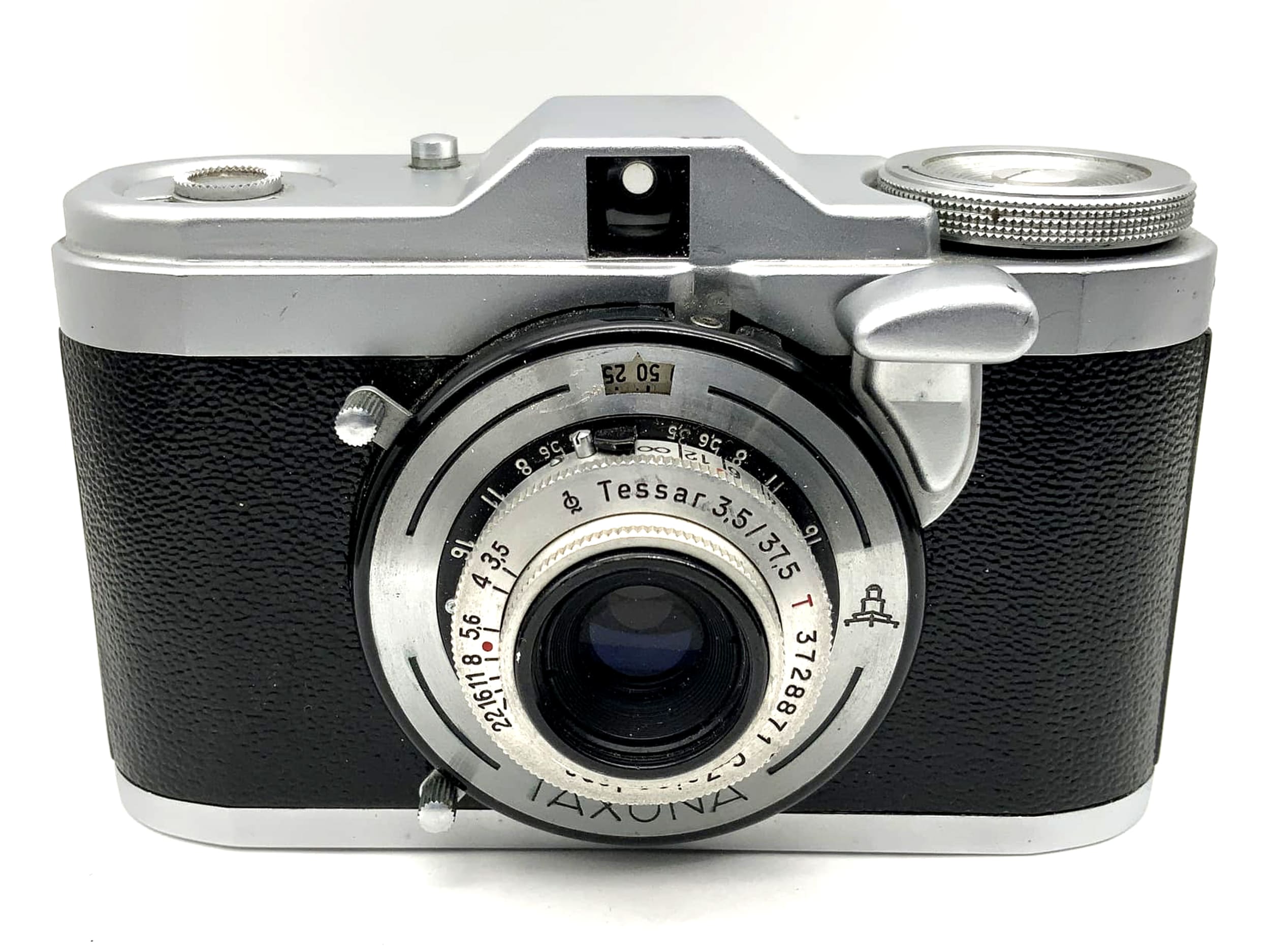 Zeiss Ikon Taxona Sucherkamera mit Carl Zeiss Q1 Tessar 1:3.5/37,5 red T