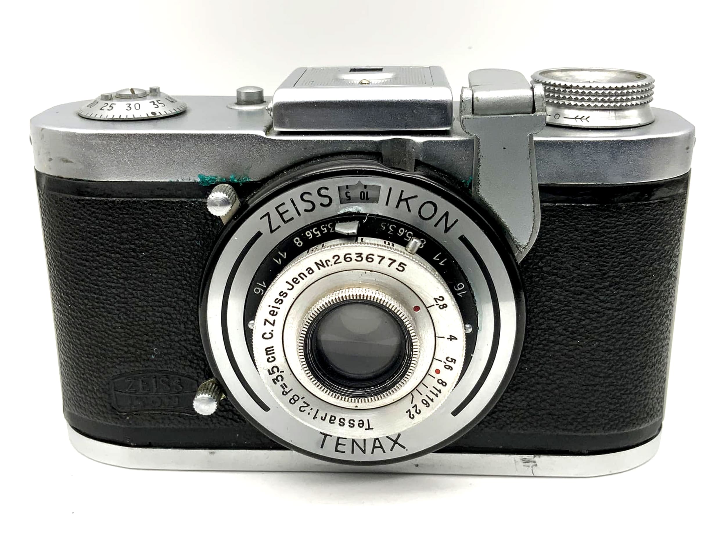Zeiss Ikon Tenax Sucherkamera mit Carl Zeiss Tessar 1:2.8/3,5cm Compur