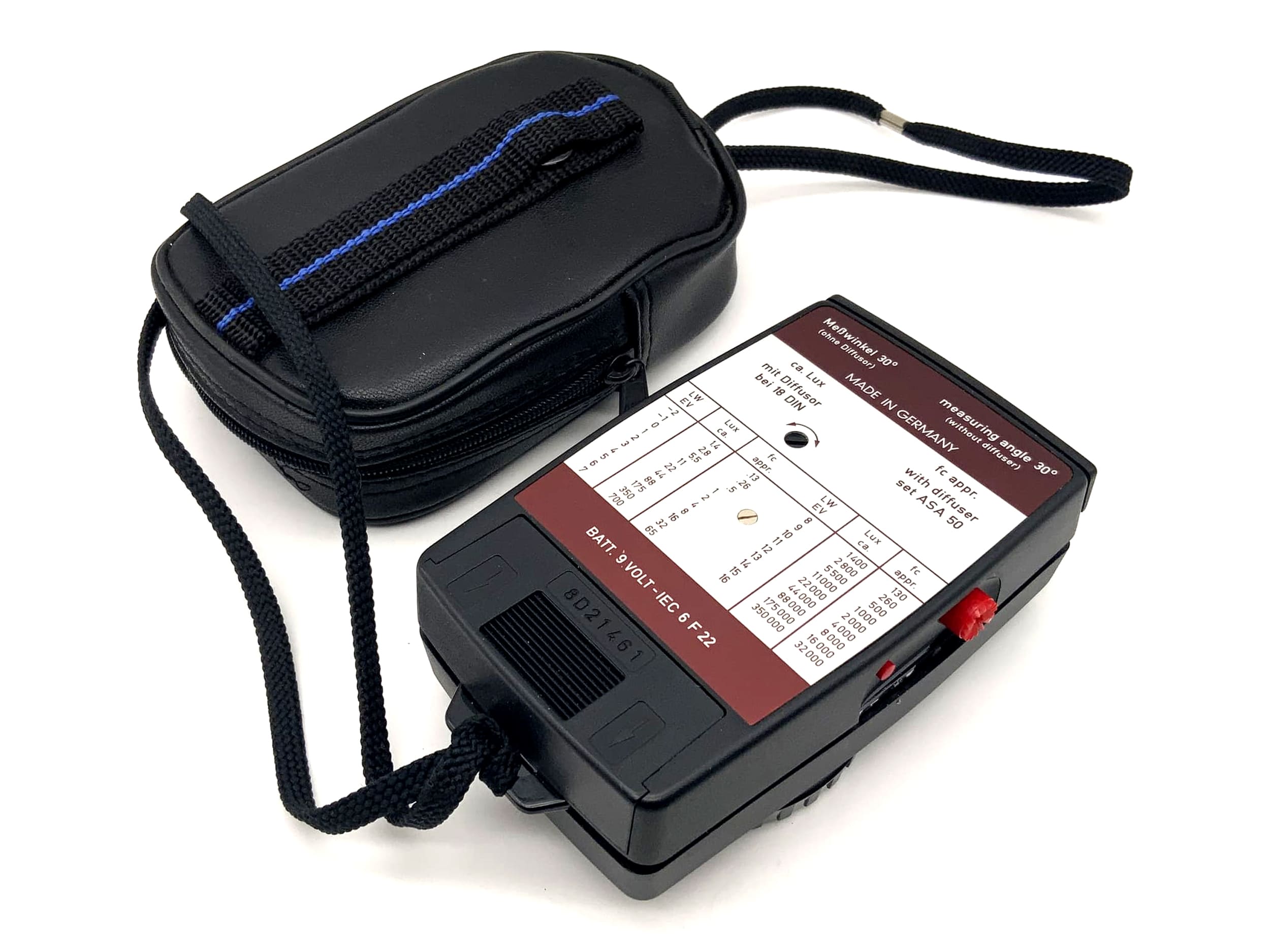 Gossen Lunasix F Belichtungsmesser mit Tasche Lichtmesser light meter Lichtmeter