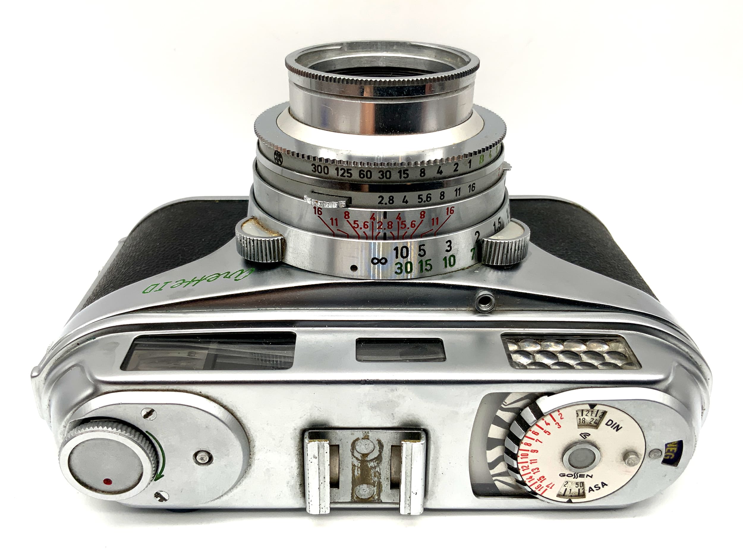 AkA Arette ID Sucherkamera mit Isconar 1:2.8/50 Prontor-SVS !Beli defekt!