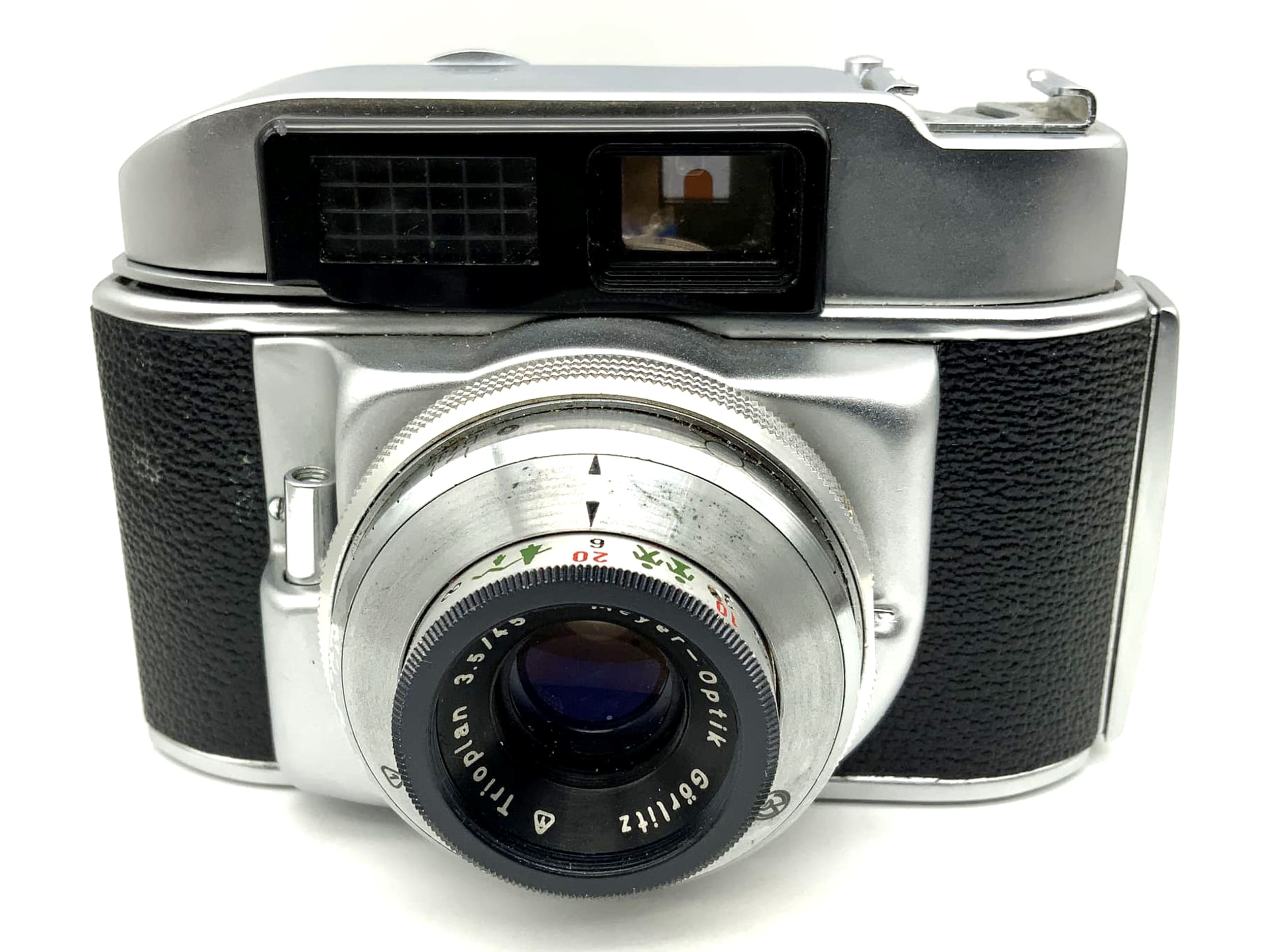 Beiermatic Juniormat Sucherkamera mit Meyer Görlitz Trioplan 3.5/45