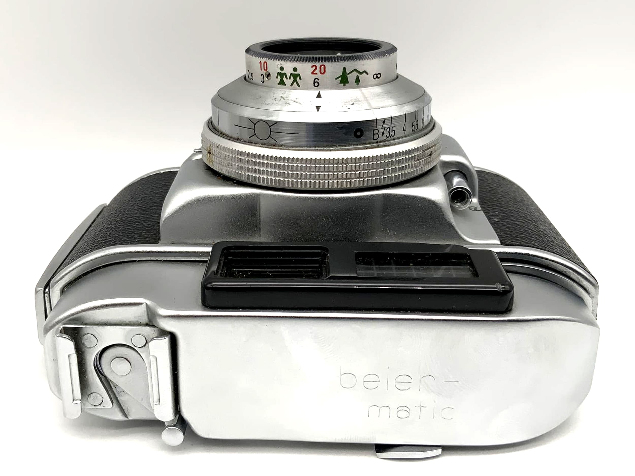 Beiermatic Juniormat Sucherkamera mit Meyer Görlitz Trioplan 3.5/45